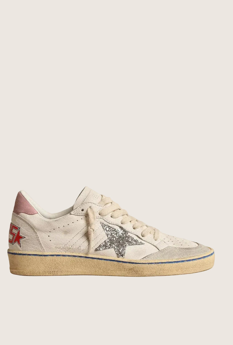 Tenis Golden Goose Ballstar Nappa Glitter Star Mujer
