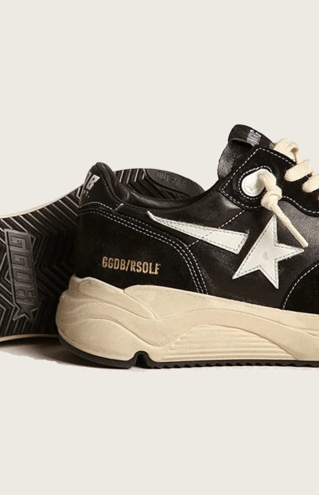 Tenis Golden Goose Running Sole Nylon Suede Hombre
