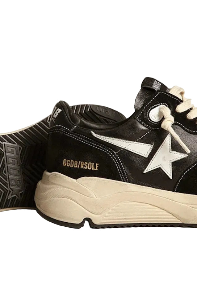 Tenis Golden Goose Running Sole Nylon Suede Hombre