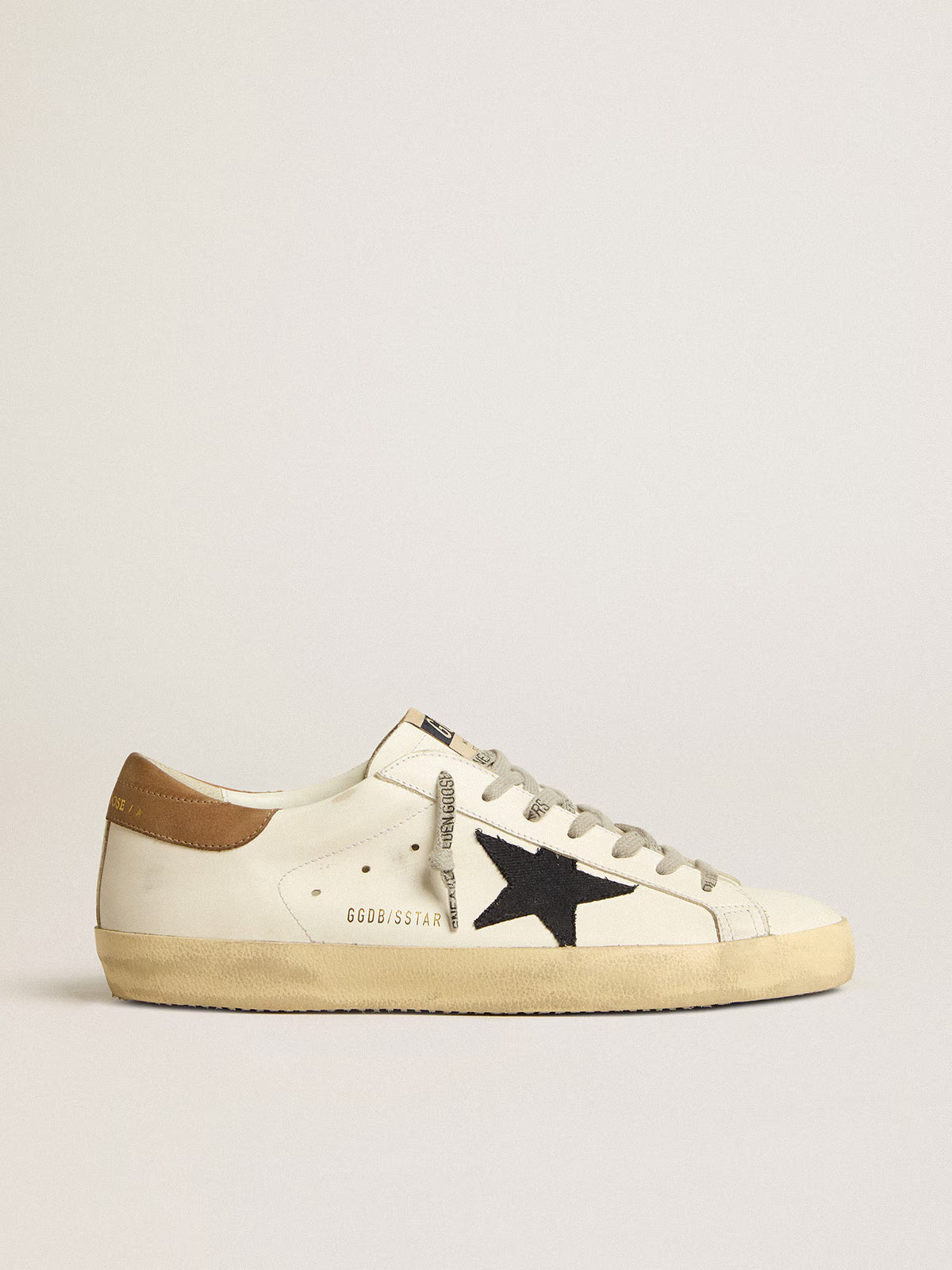 Tenis Golden Goose Super-Star Leather Upper And Heel Canvas Star Hombre