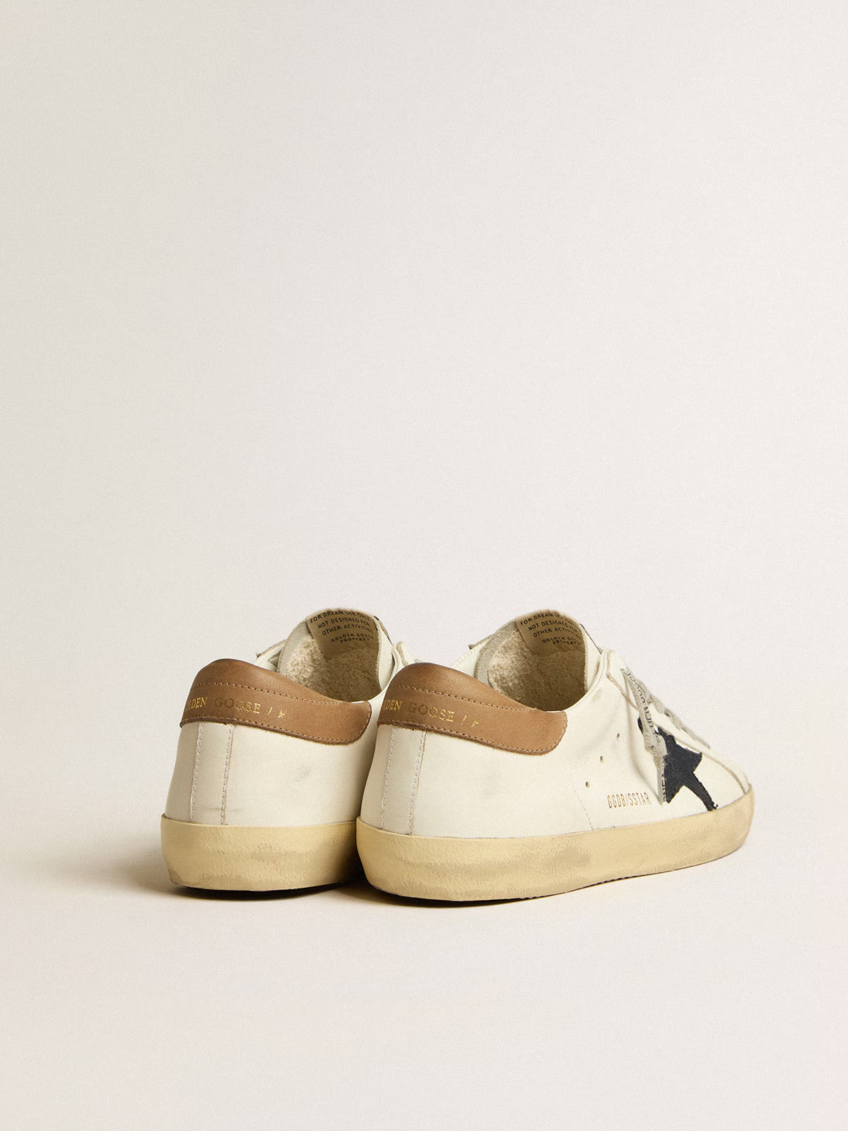 Tenis Golden Goose Super-Star Leather Upper And Heel Canvas Star Hombre