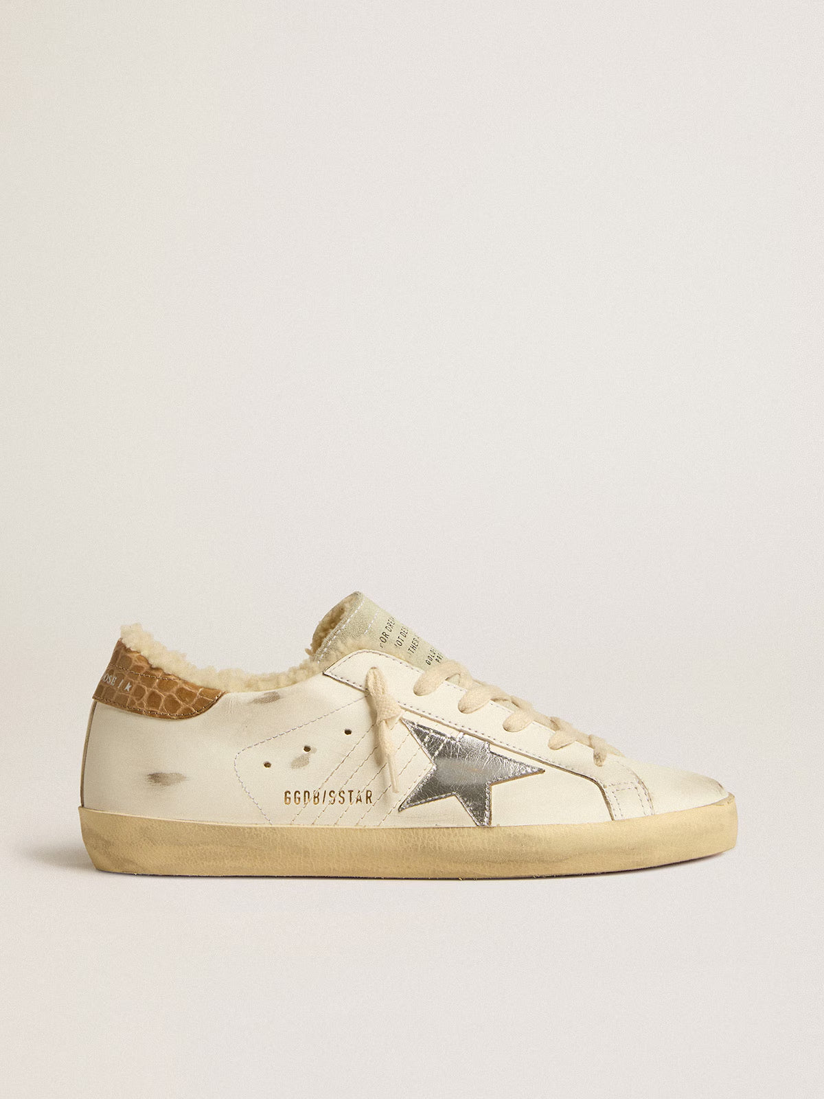 Tenis Golden Goose Super Star Leather Cocco Printed Mujer