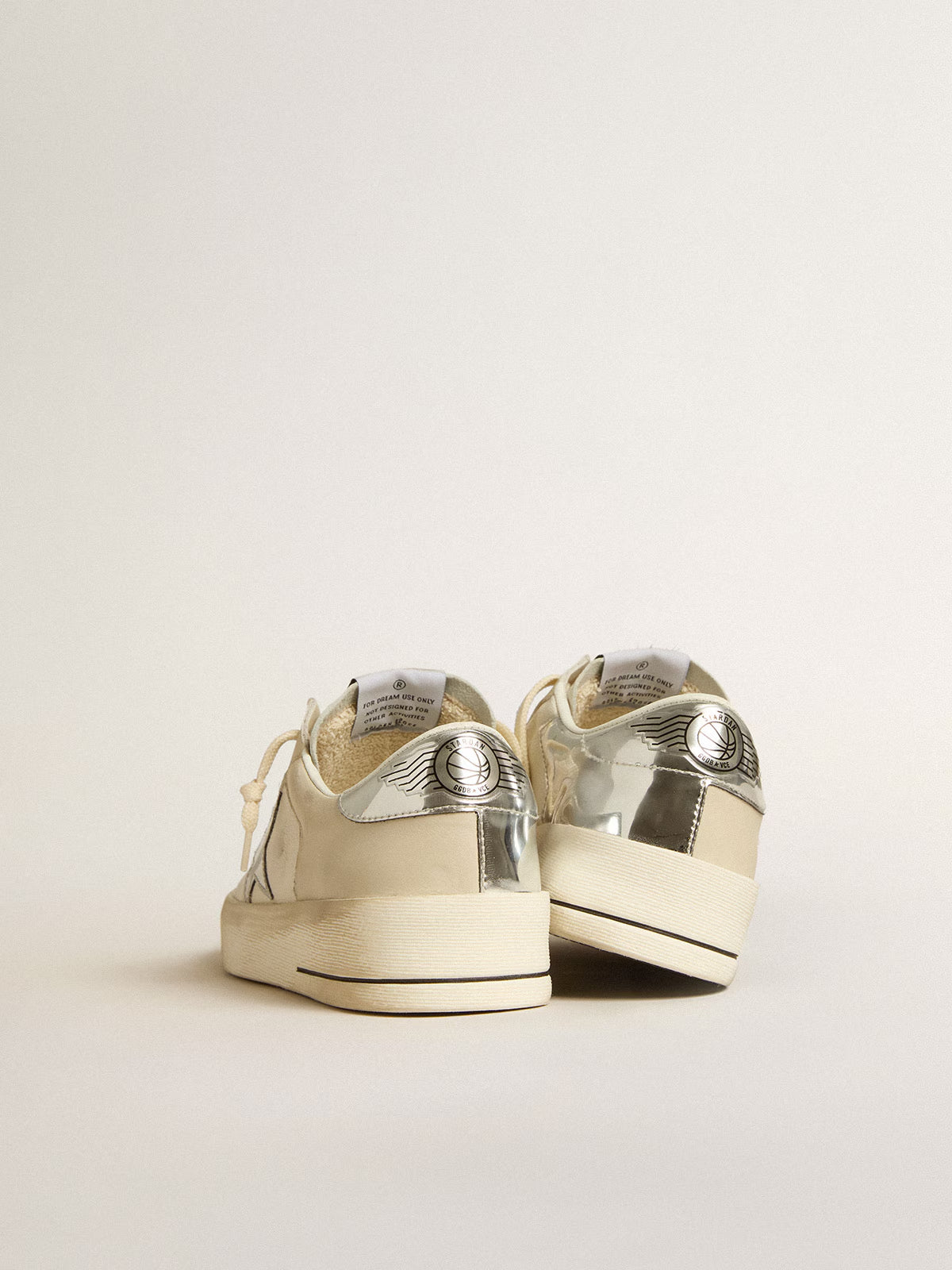 Tenis Golden Goose Stardan Nappa Mirrored Syntethic Fabric Hombre