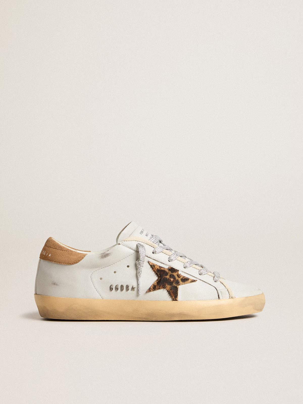 Tenis Golden Goose Super Star Nappa Horsy Star Metal Lettering Mujer