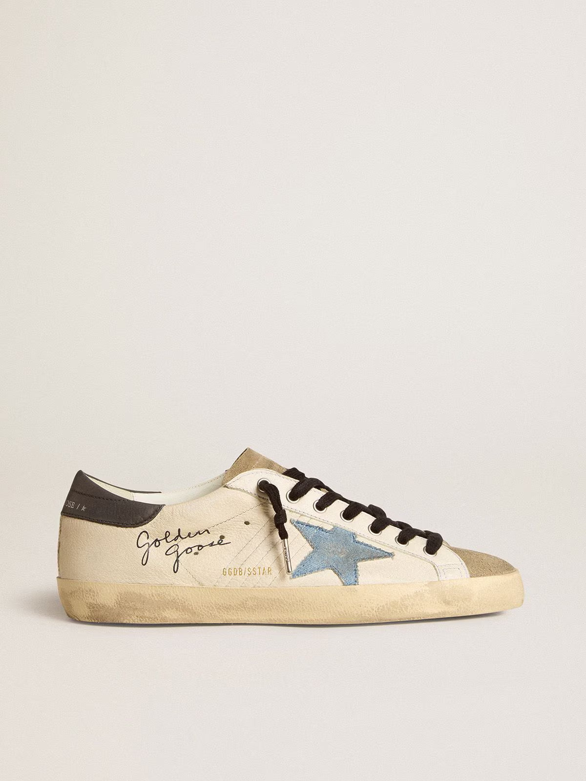 Tenis Golden Goose Super Star Classic Suede Toe And Tongue Denim Star Mujer