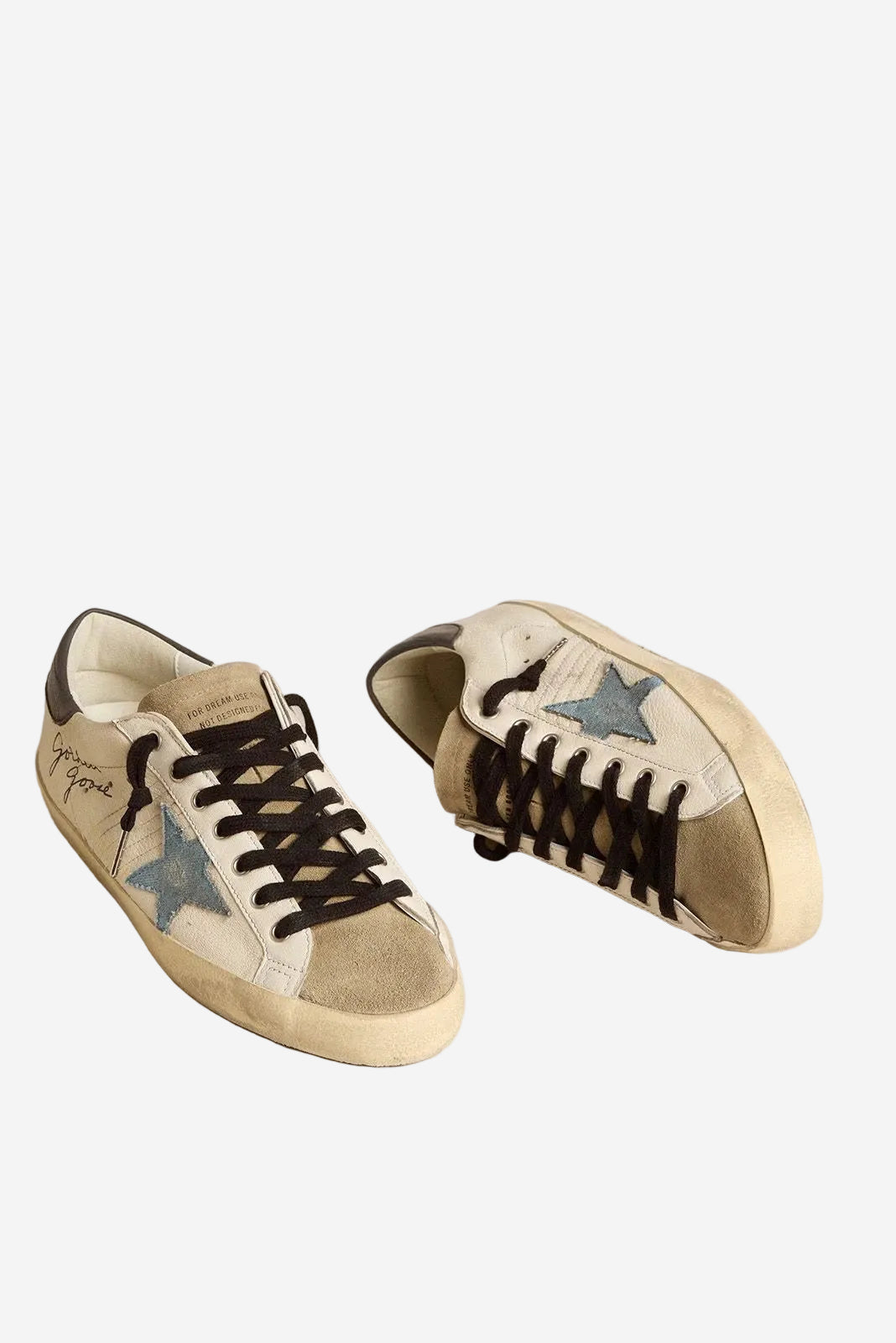 Tenis Golden Goose Super Star Classic Suede Toe And Tongue Denim Star Mujer GOLDEN GOOSE TENIS Malva CO