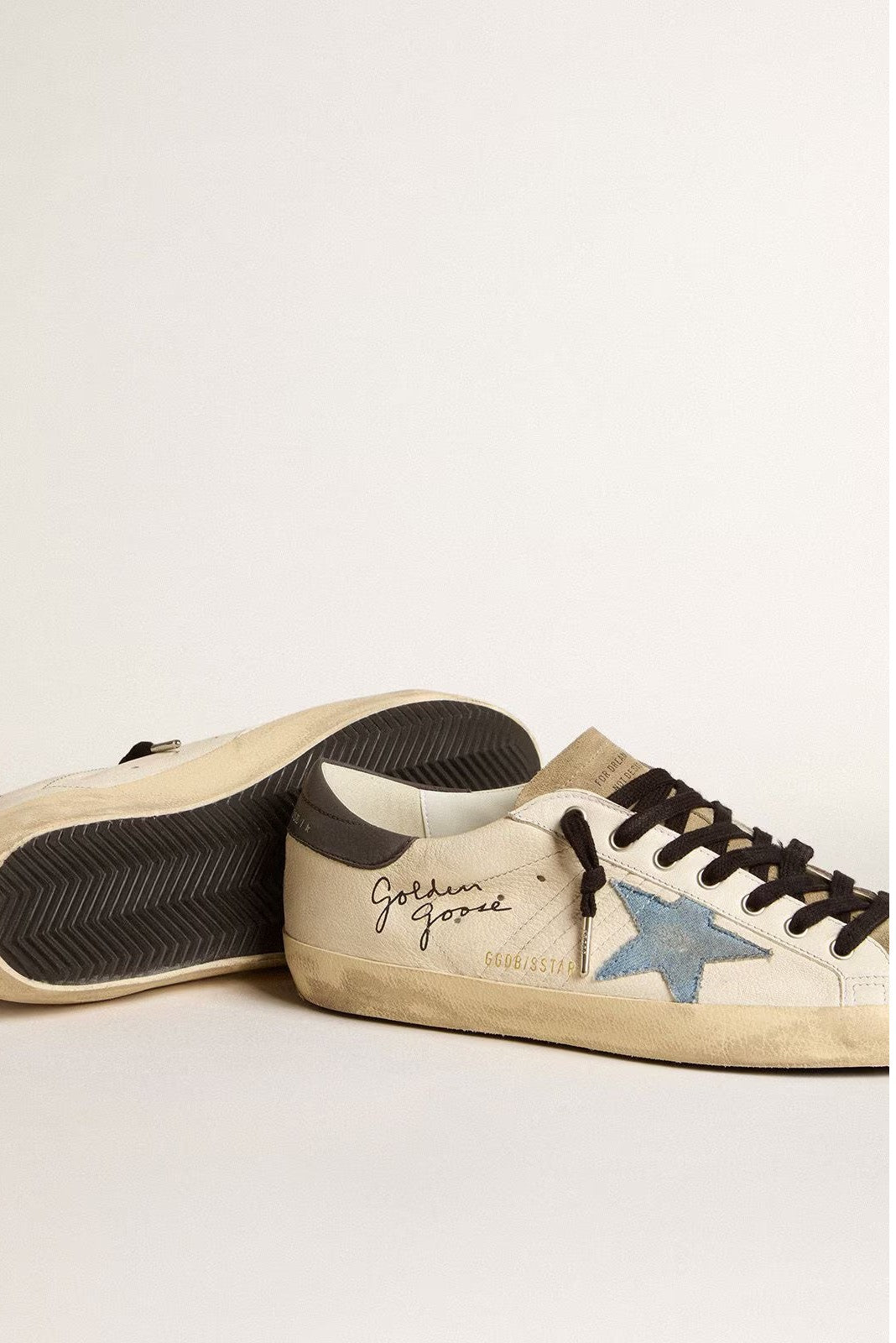 Tenis Golden Goose Super Star Classic Suede Toe And Tongue Denim Star Mujer GOLDEN GOOSE TENIS Malva CO