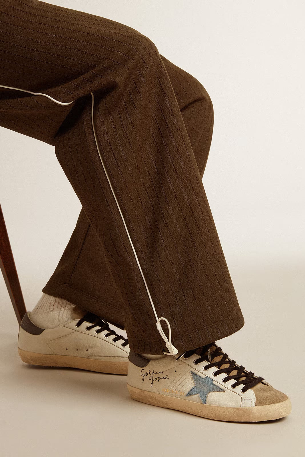 Tenis Golden Goose Super Star Classic Suede Toe And Tongue Denim Star Mujer GOLDEN GOOSE TENIS Malva CO