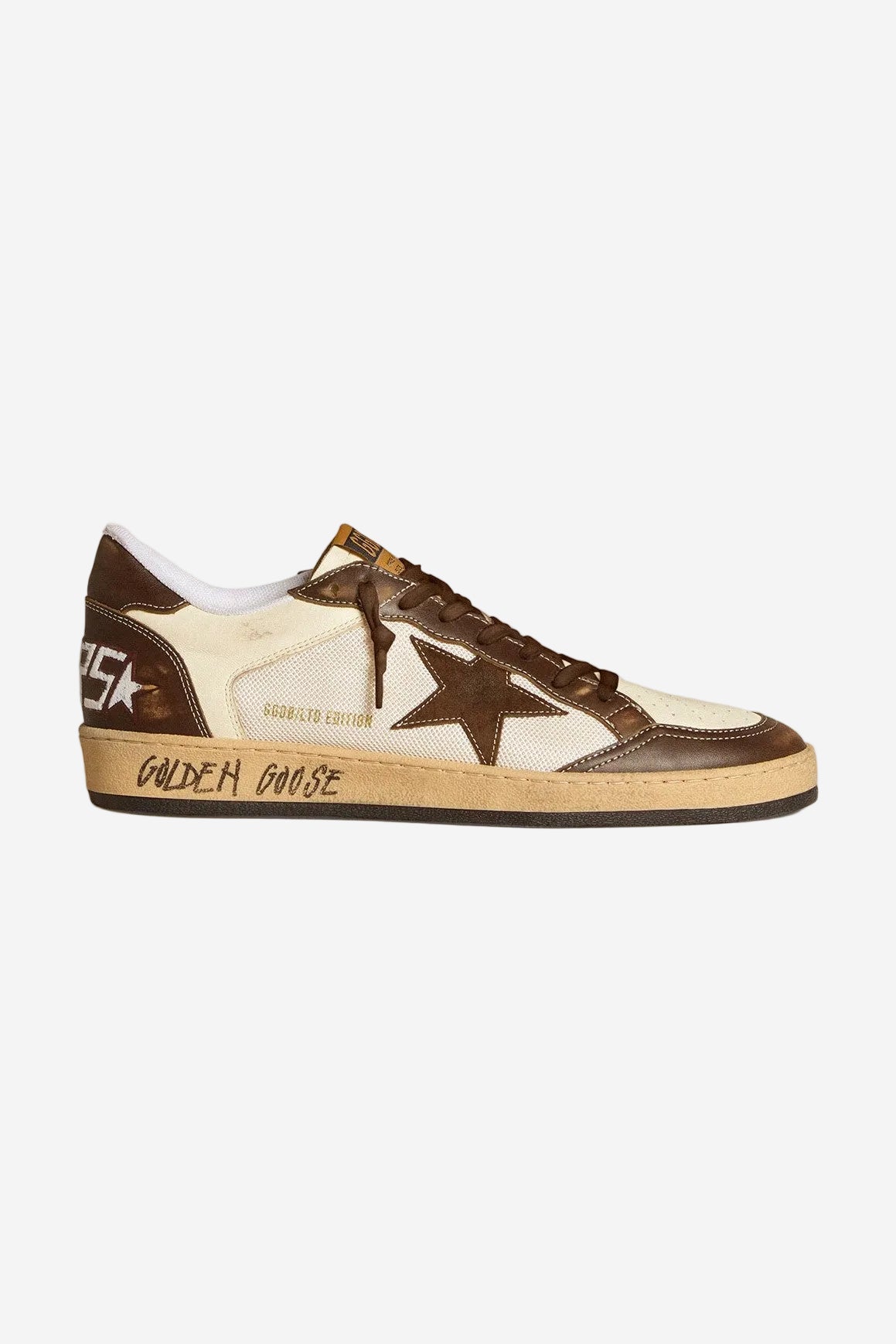 Tenis Golden Goose Ballstar Mesh Nappa Leather Suede Star Hombre GOLDEN GOOSE TENIS Malva CO