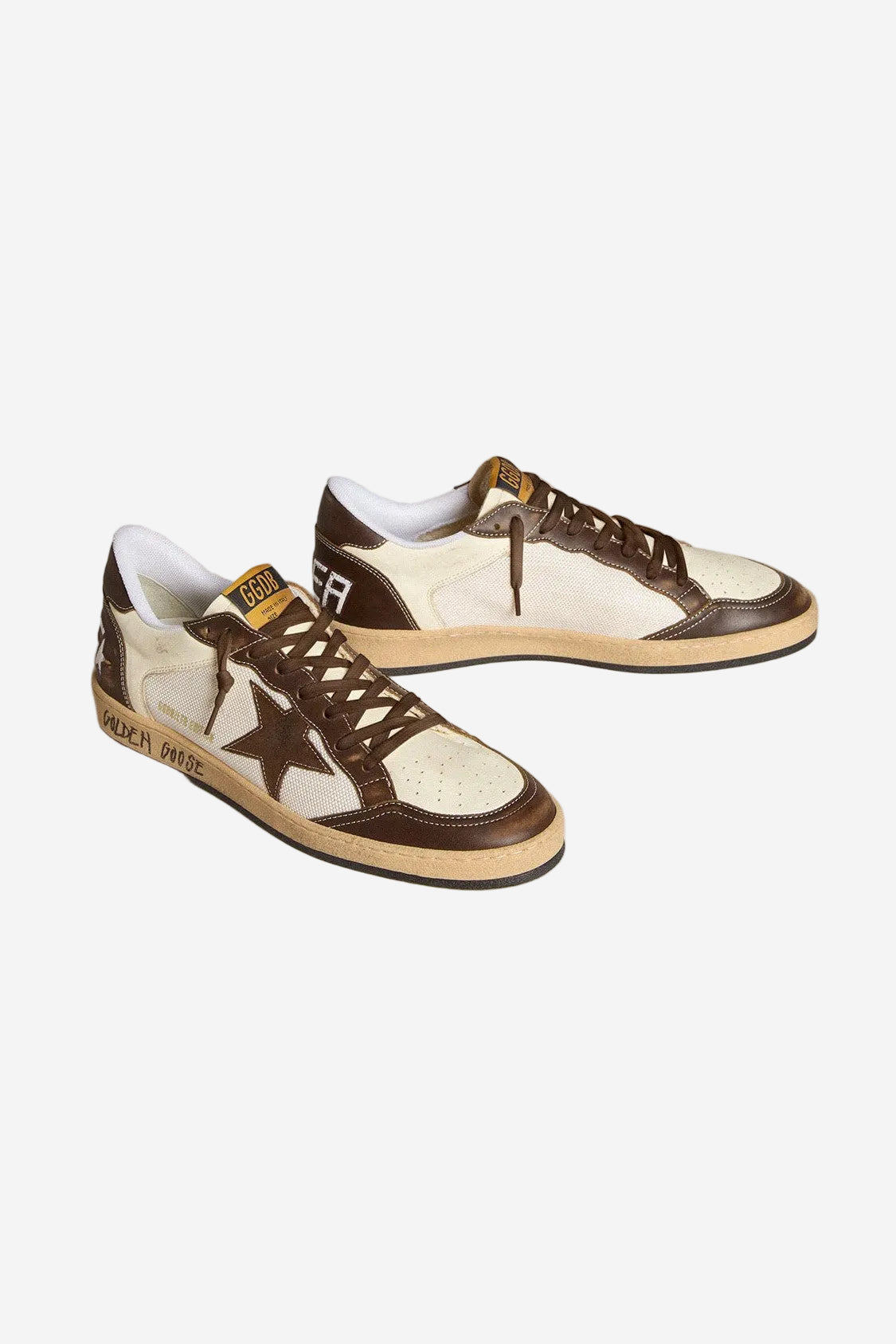 Tenis Golden Goose Ballstar Mesh Nappa Leather Suede Star Hombre GOLDEN GOOSE TENIS Malva CO