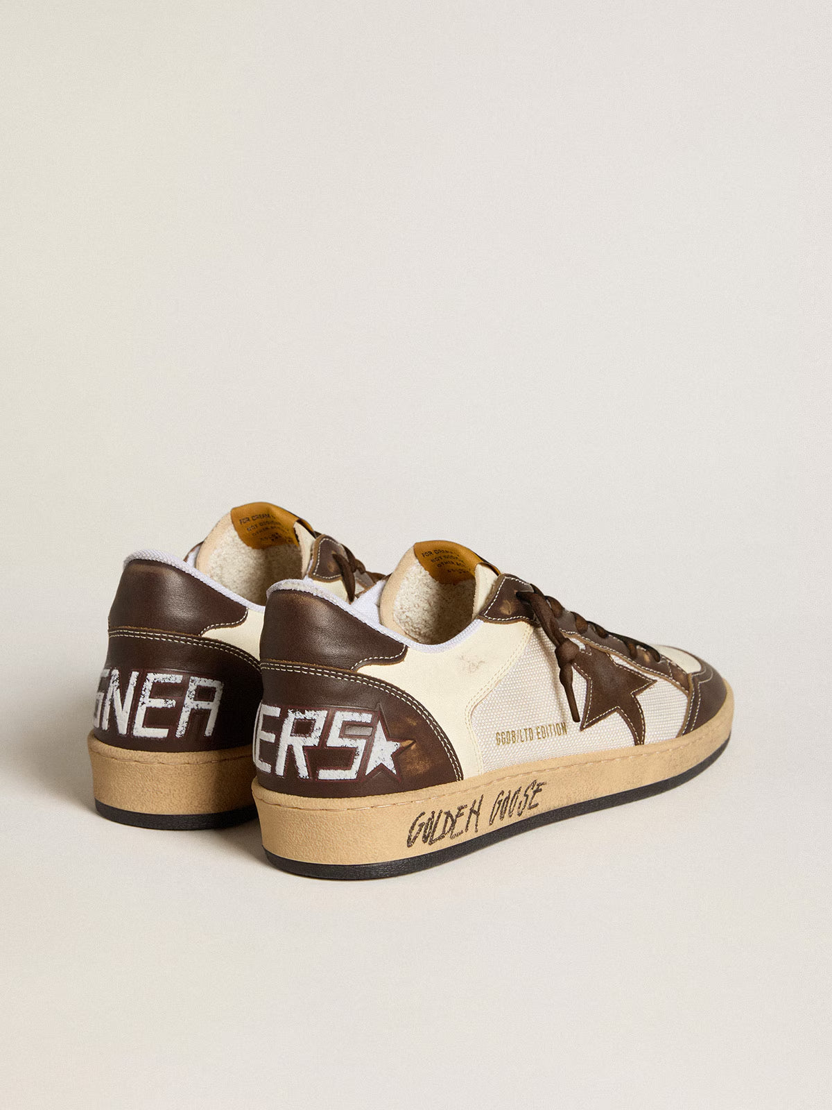 Tenis Golden Goose Ballstar Mesh Nappa Leather Suede Star Hombre