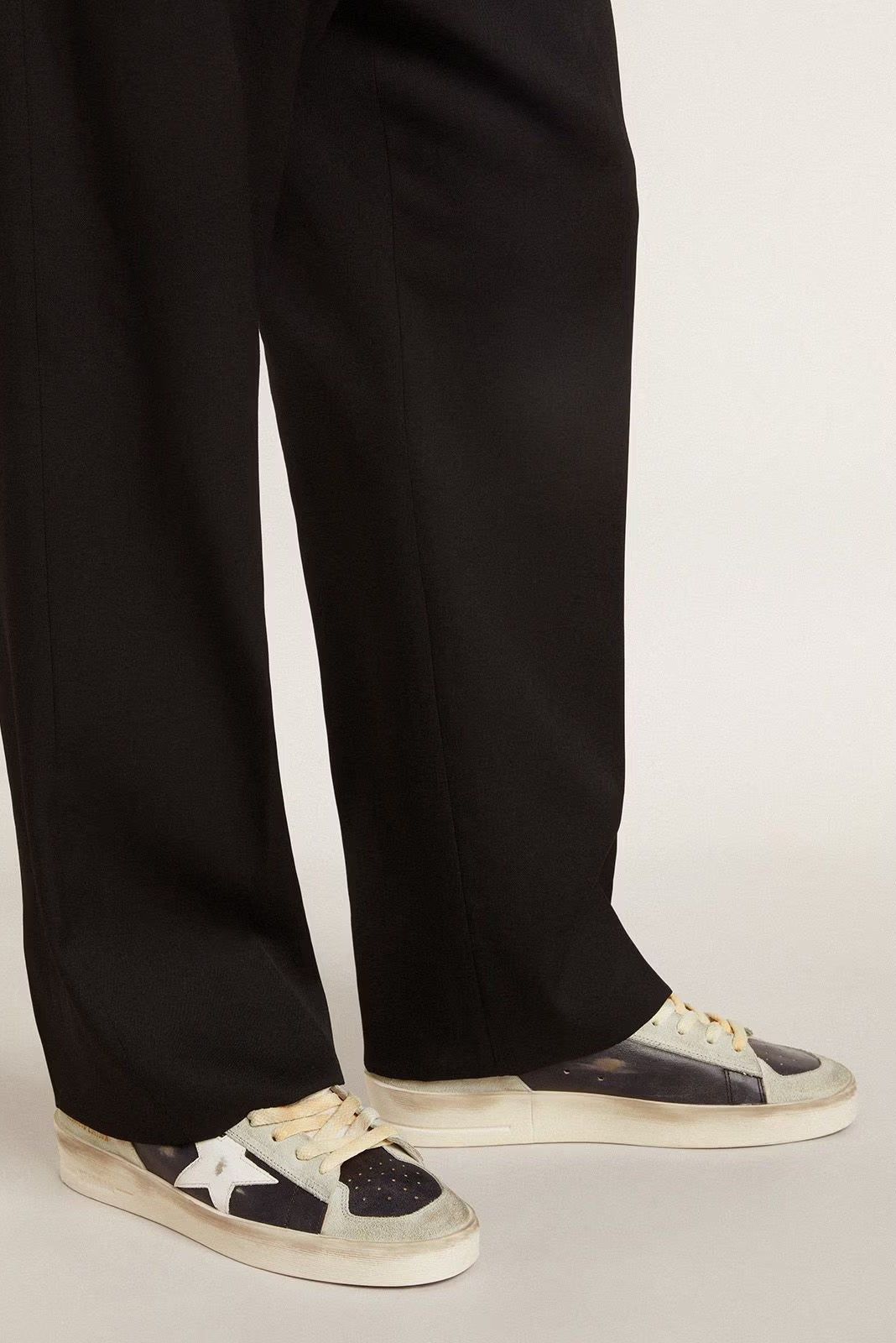 Tenis Golden Goose Stardan Leather Suede Heel Leather Star Hombre GOLDEN GOOSE TENIS Malva CO