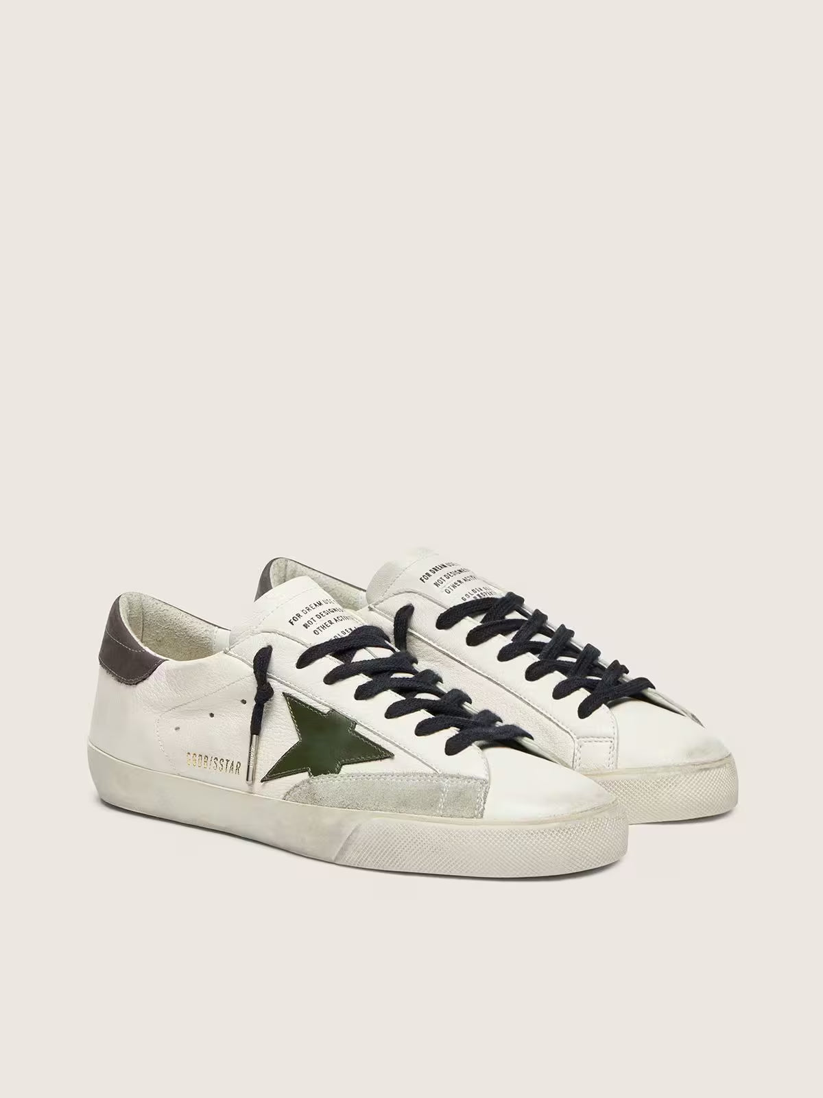 Tenis Golden Goose Super Star Patch Nappa Upper Leather Star And Heel Hombre