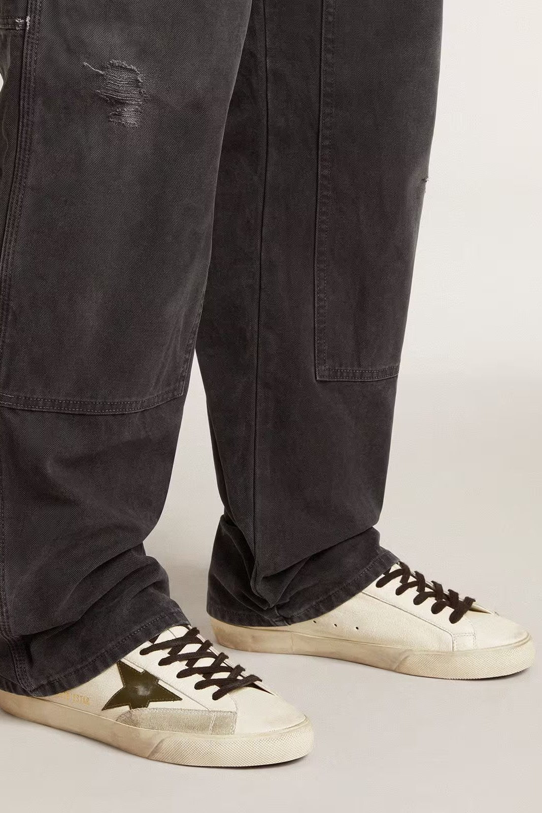 Tenis Golden Goose Super Star Patch Nappa Upper Leather Star And Heel Hombre GOLDEN GOOSE TENIS Malva CO