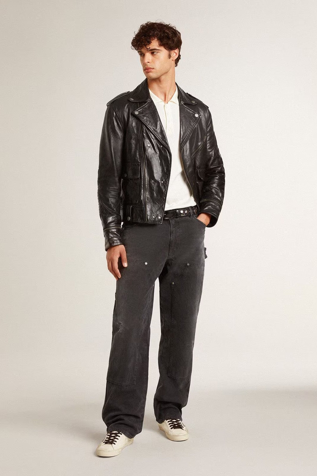 Tenis Golden Goose Super Star Patch Nappa Upper Leather Star And Heel Hombre GOLDEN GOOSE TENIS Malva CO