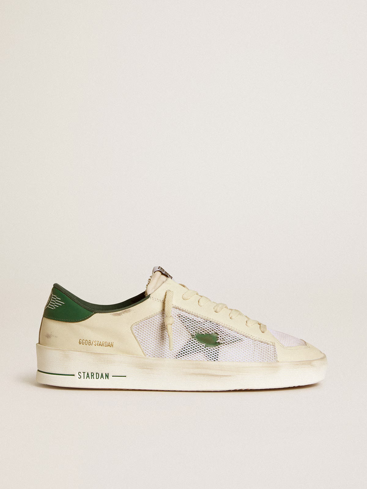Tenis Golden Goose Stardan Suede Net Leather Star And Heel Hombre