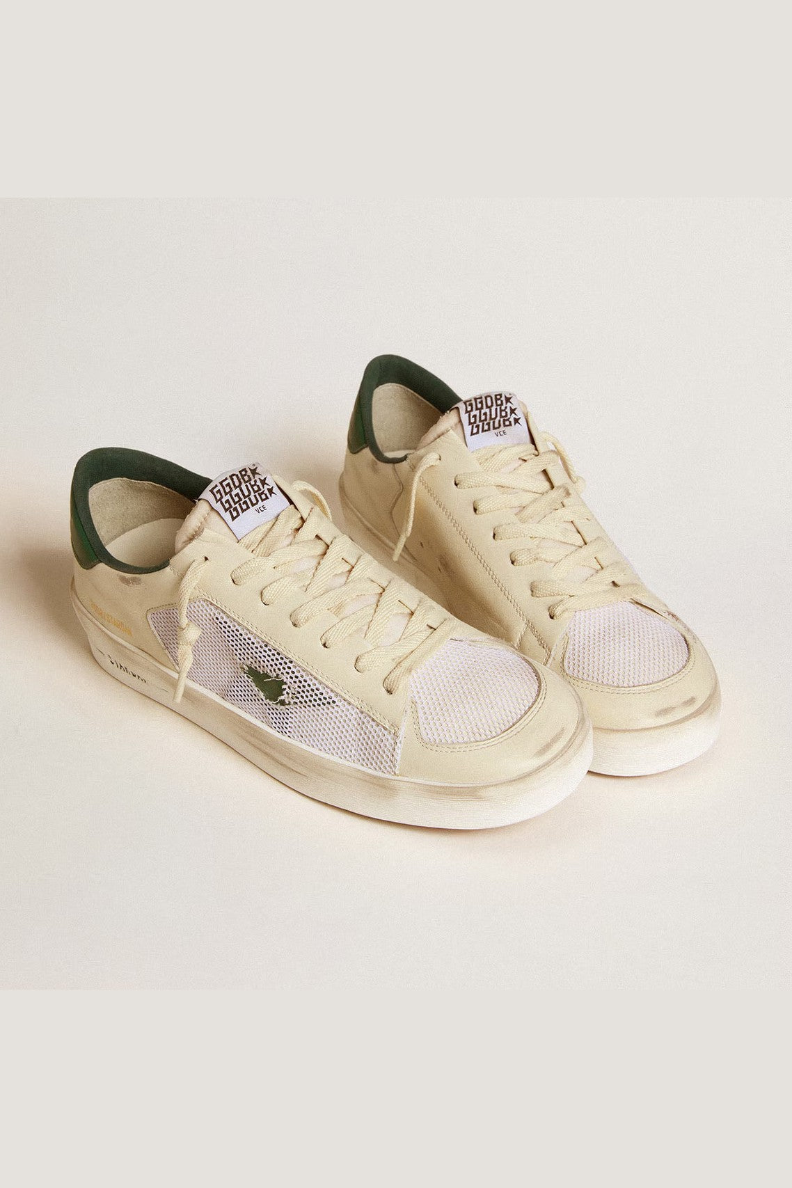 Tenis Golden Goose Stardan Suede Net Leather Star And Heel Hombre GOLDEN GOOSE TENIS Malva CO