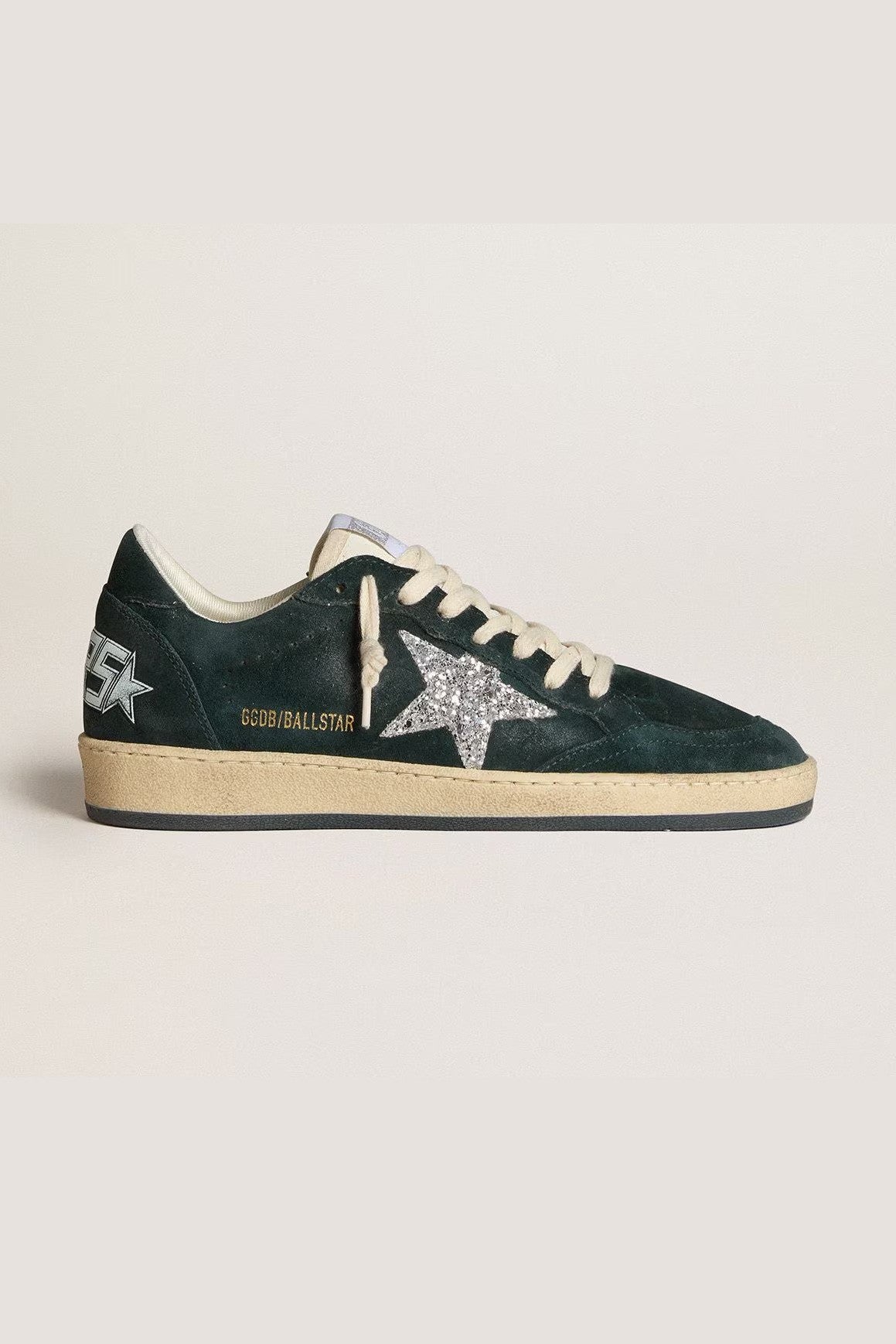Tenis Golden Goose Ball Star Suede Upper Spur And Heel Glitter Star Mujer GOLDEN GOOSE TENIS Malva CO