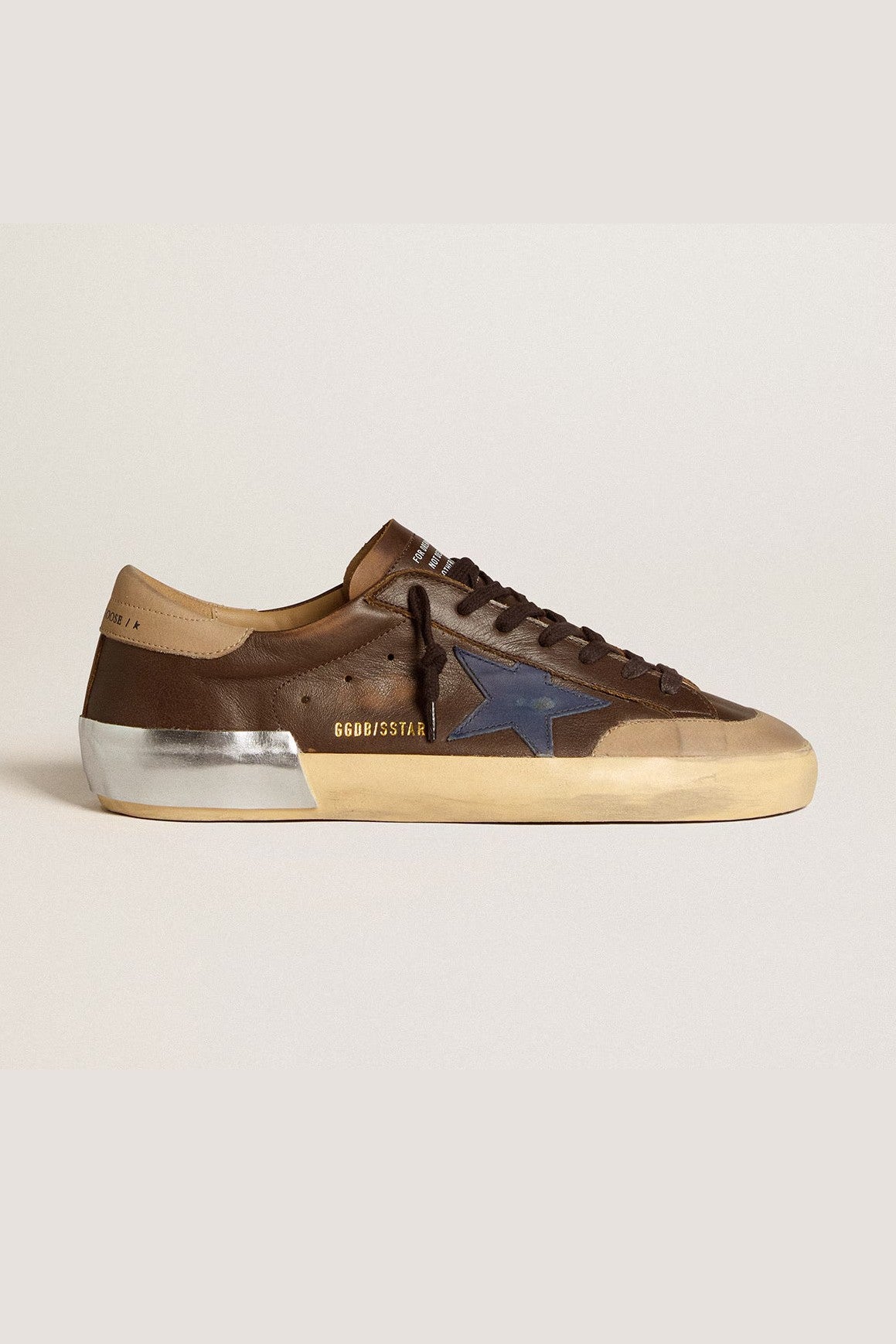 Tenis Golden Goose Super Star Leather Star Nabuk Heel And Penstar Hombre GOLDEN GOOSE TENIS Malva CO