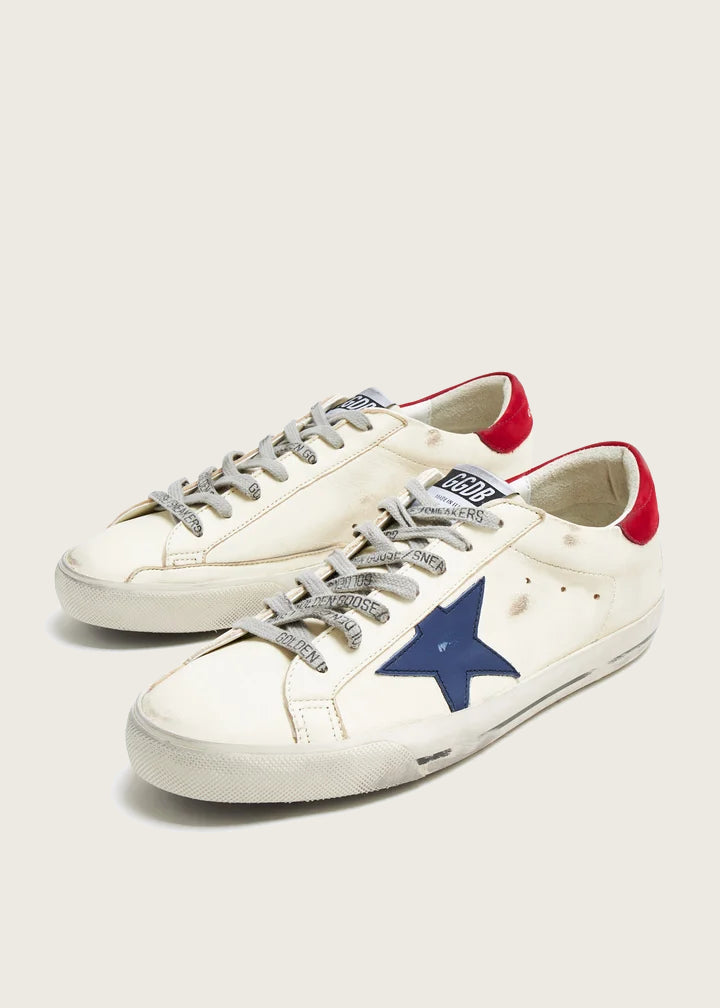 Tenis Golden Goose Super Star Nappa Leather Star Metal Lettering Hombre