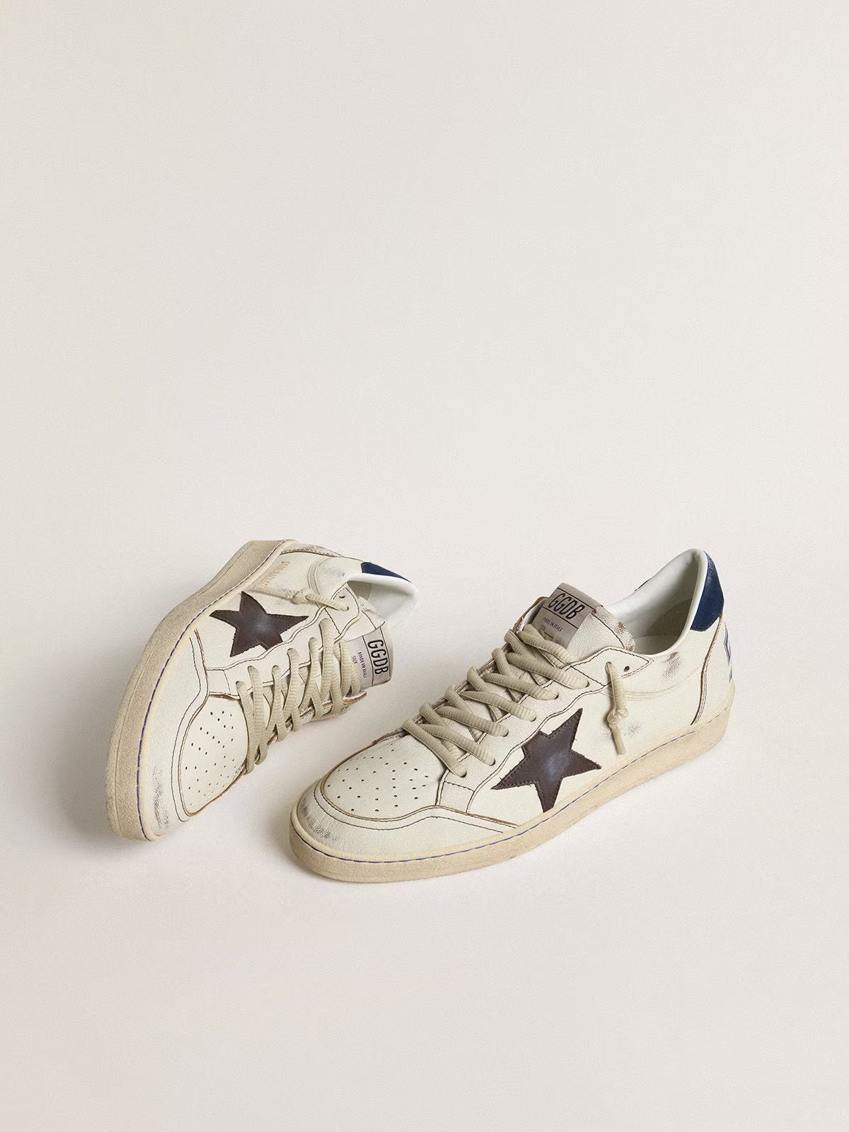 Tenis Golden Goose Ballstar Nappa Nabuk Star Hombre