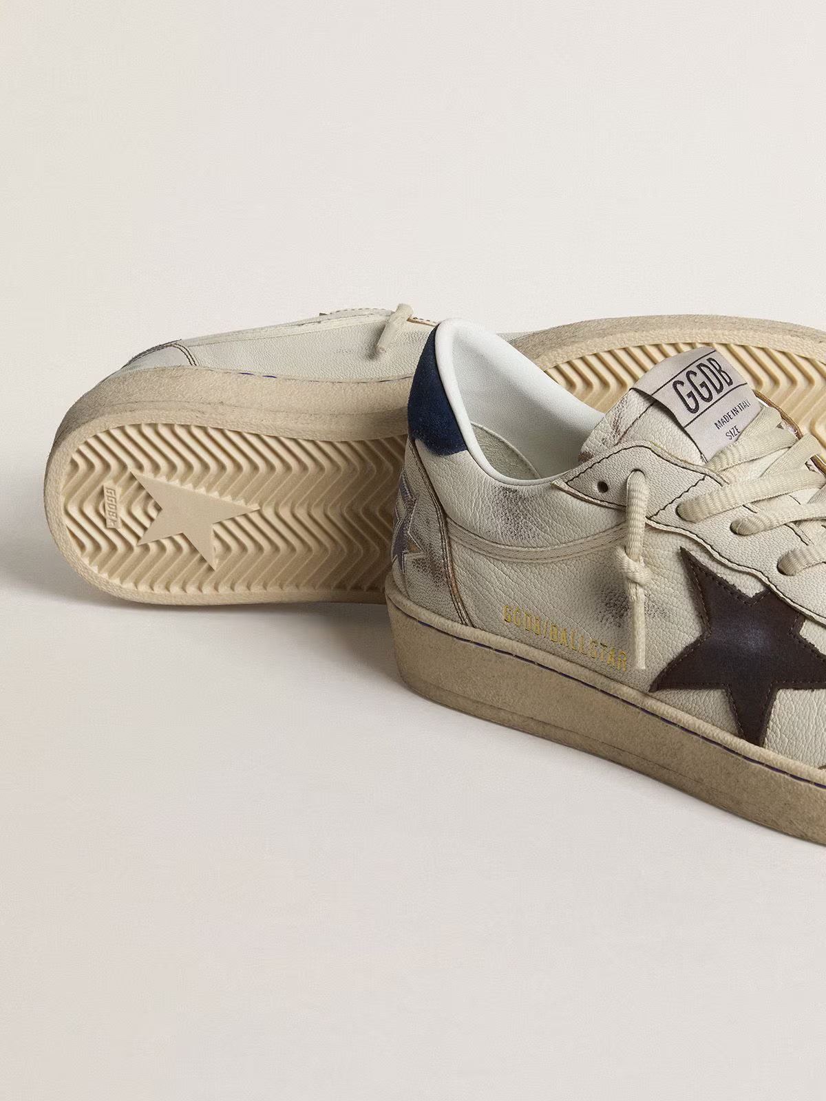 Tenis Golden Goose Ballstar Nappa Nabuk Star Hombre