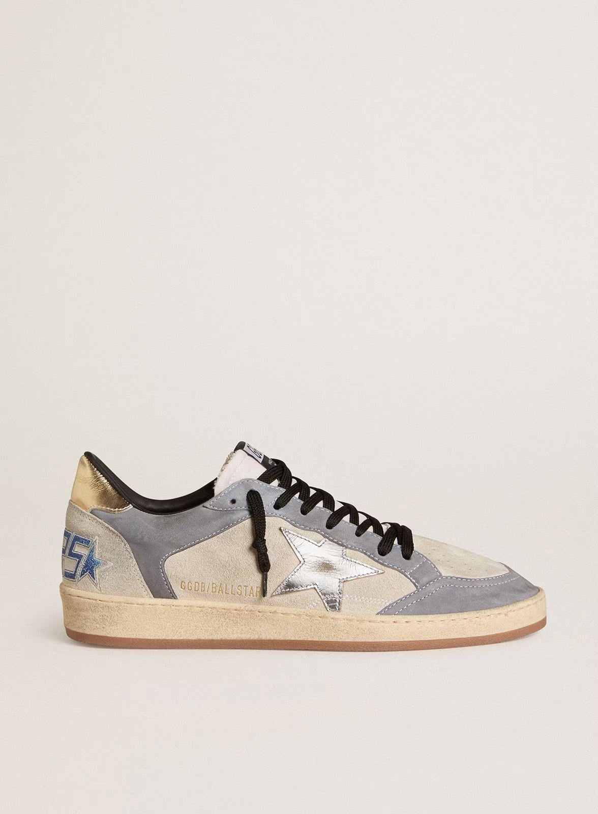 Tenis Golden Goose Ballstar Suede Nabuk Laminated Star And Heel Hombre GOLDEN GOOSE TENIS Malva CO