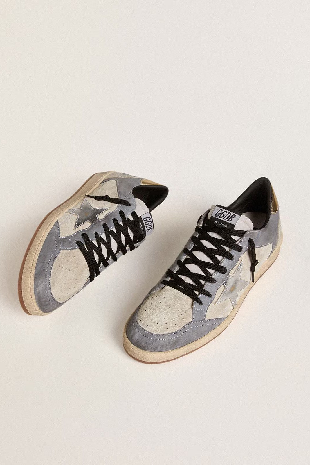 Tenis Golden Goose Ballstar Suede Nabuk Laminated Star And Heel Hombre GOLDEN GOOSE TENIS Malva CO