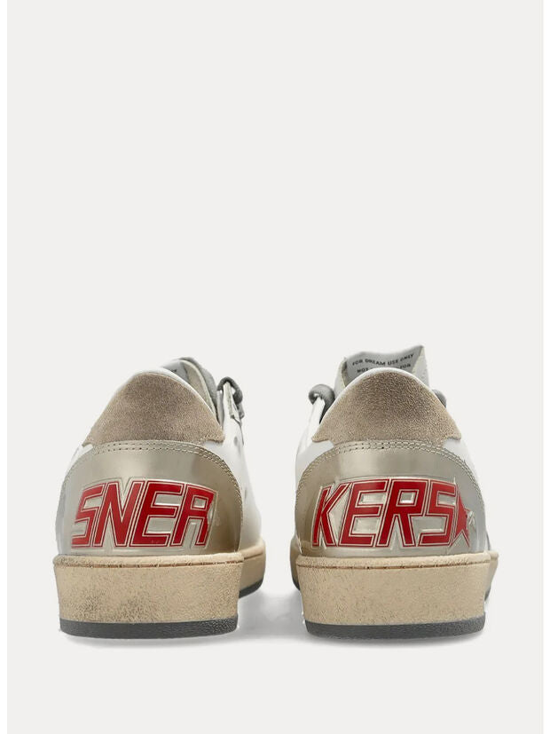 Tenis Golden Goose Ballstar Leather Laminated Toe Star Mujer