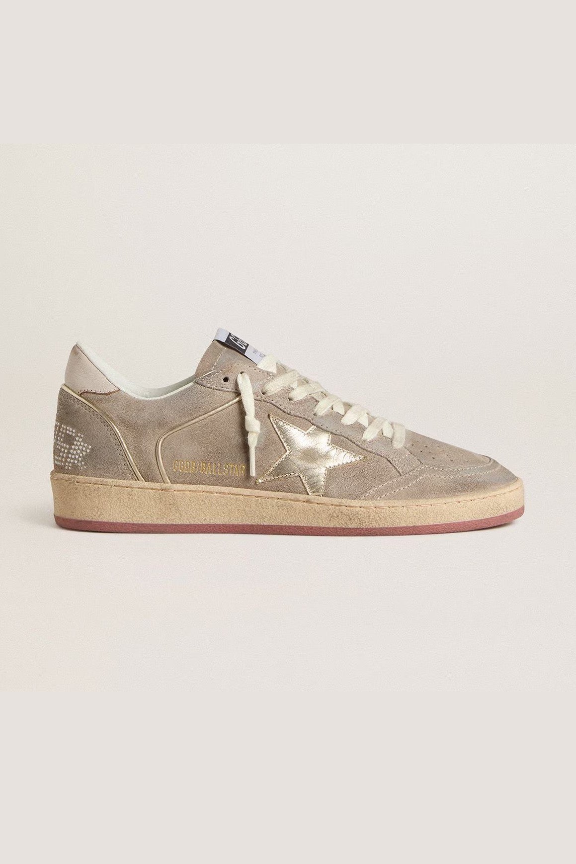 Tenis Golden Goose Ballstar Suede Pearls Laminated Star Leather Heel Mujer GOLDEN GOOSE TENIS Malva CO