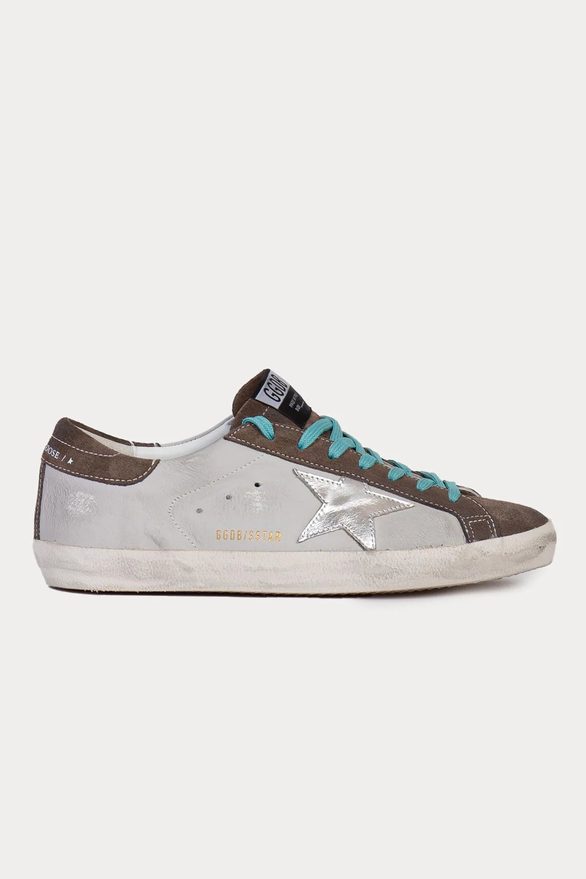 Tenis Golden Goose Super Star Leather Laminated Star Hombre
