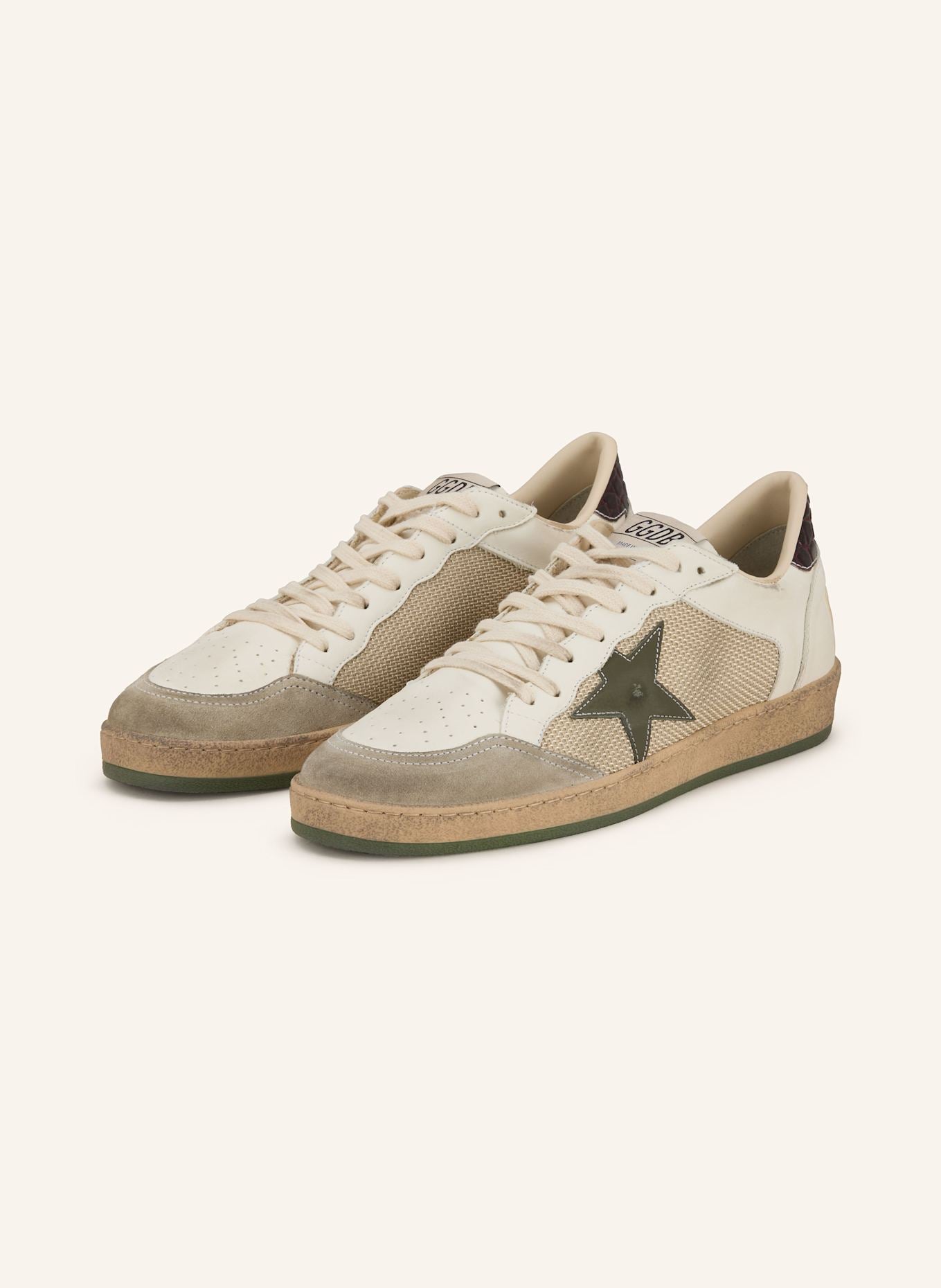 Tenis Golden Goose Ballstar Net And Leather Star Hombre