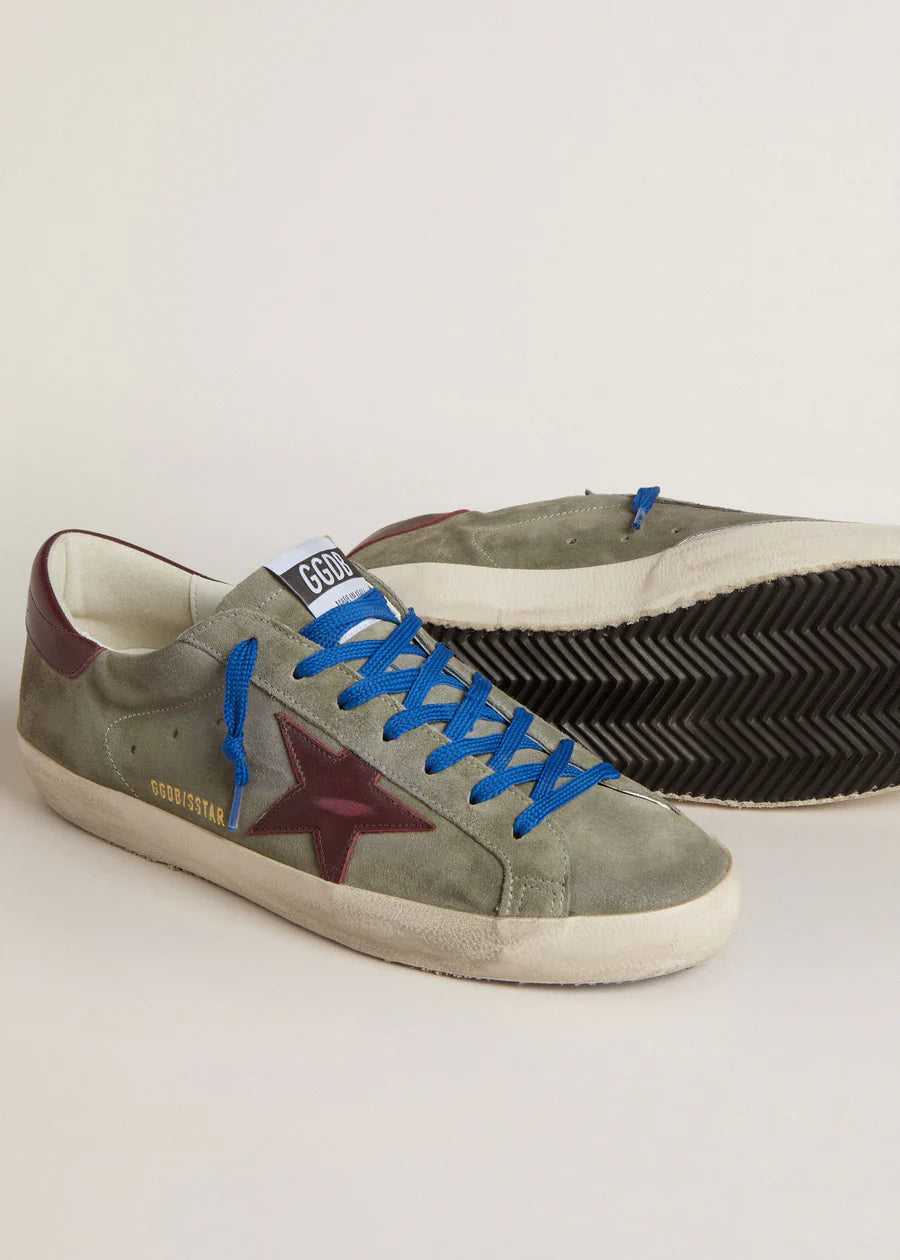 Tenis Golden Goose Super Star Suede Leather Star Hombre
