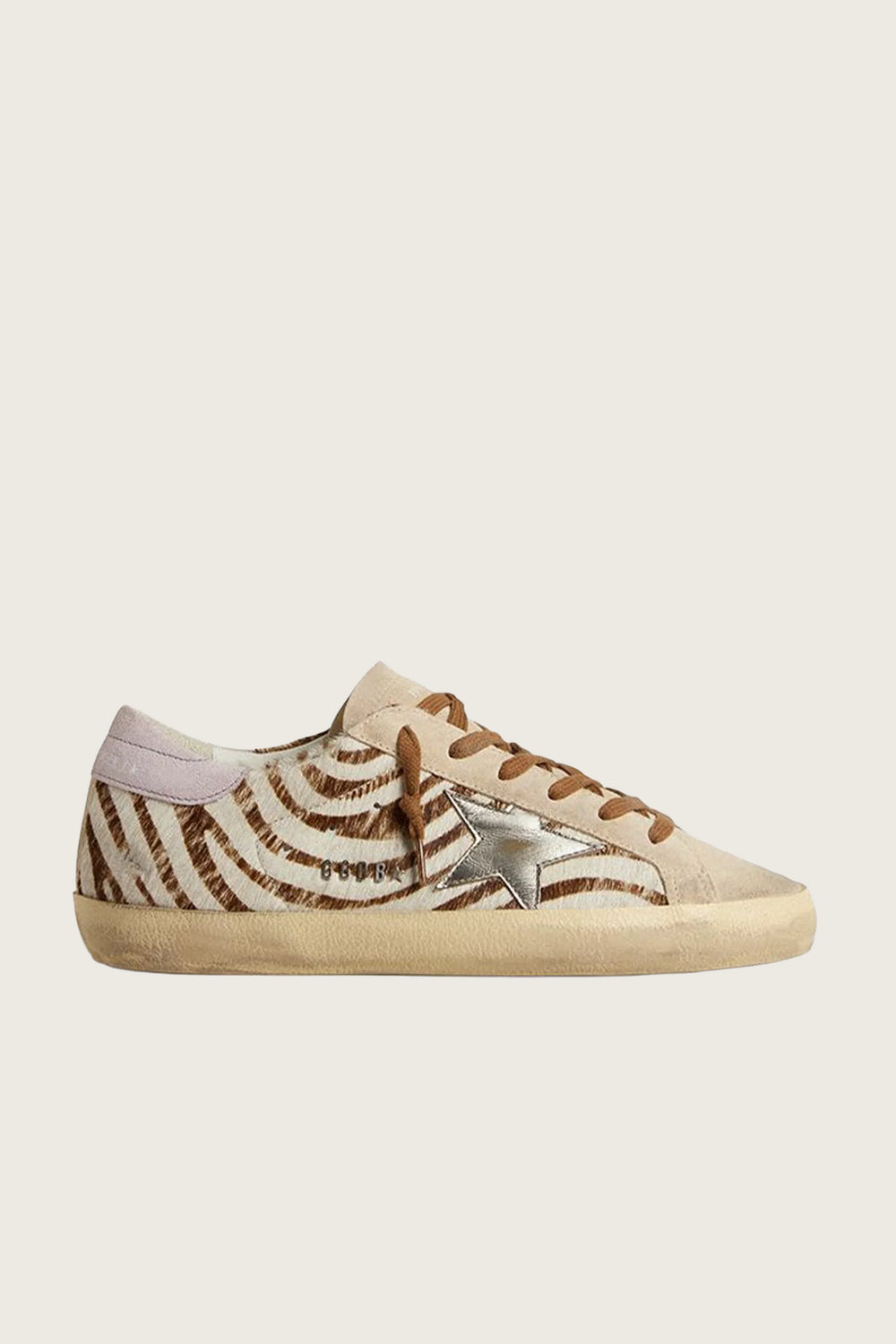 Tenis Golden Goose Super Star Zebra Horsy Laminated Star Mujer