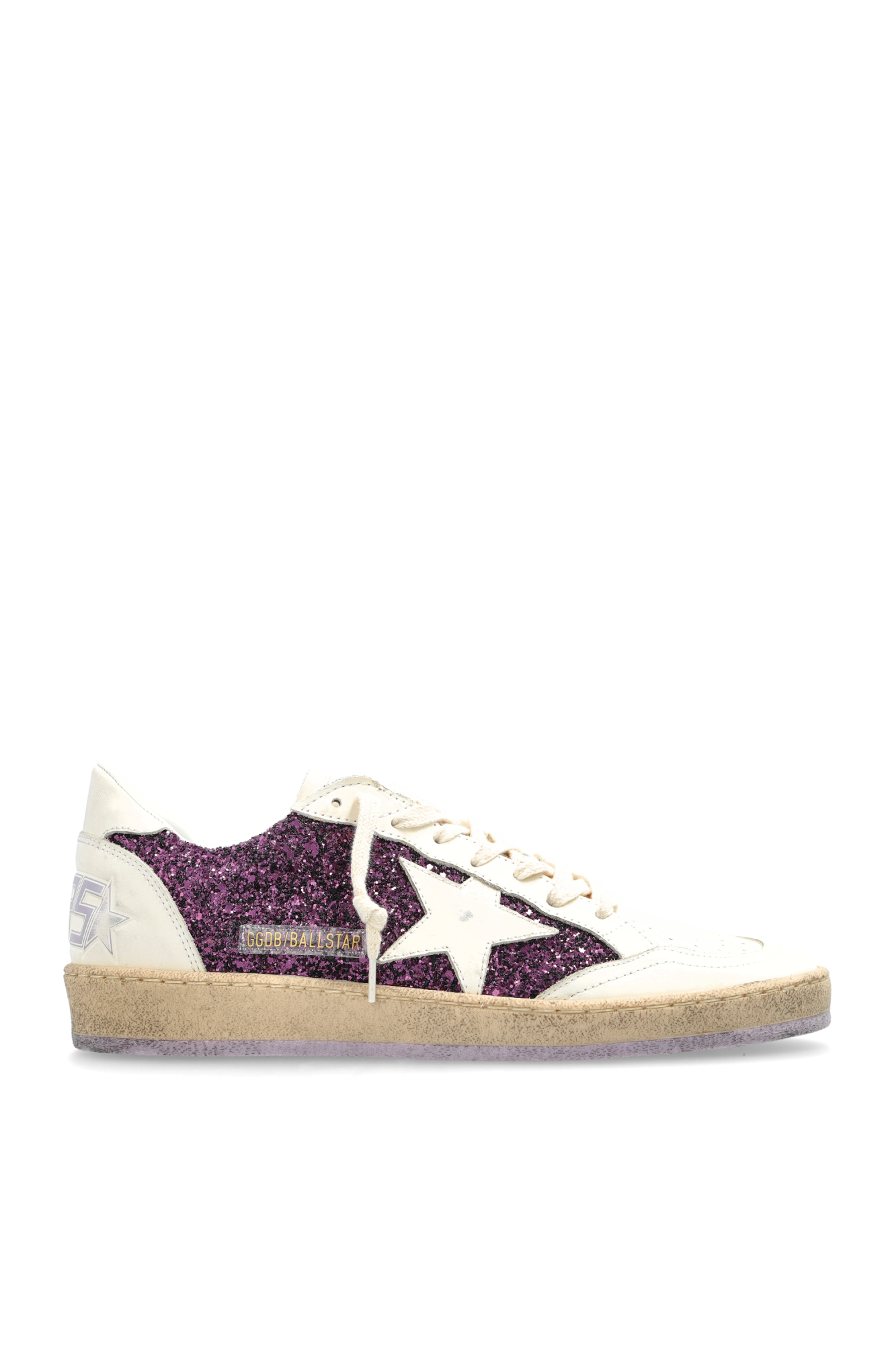 Tenis Golden Goose Ballstar Glitter Leather Star Mujer