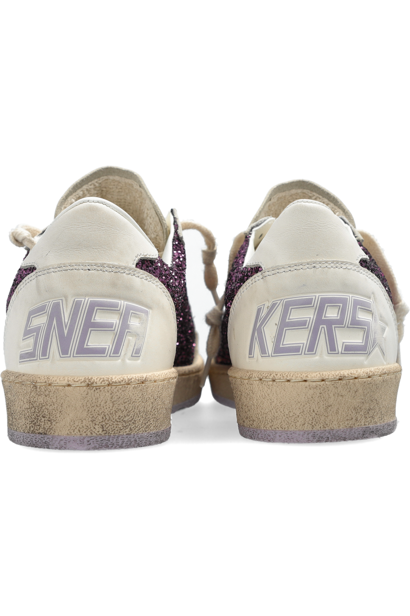 Tenis Golden Goose Ballstar Glitter Leather Star Mujer