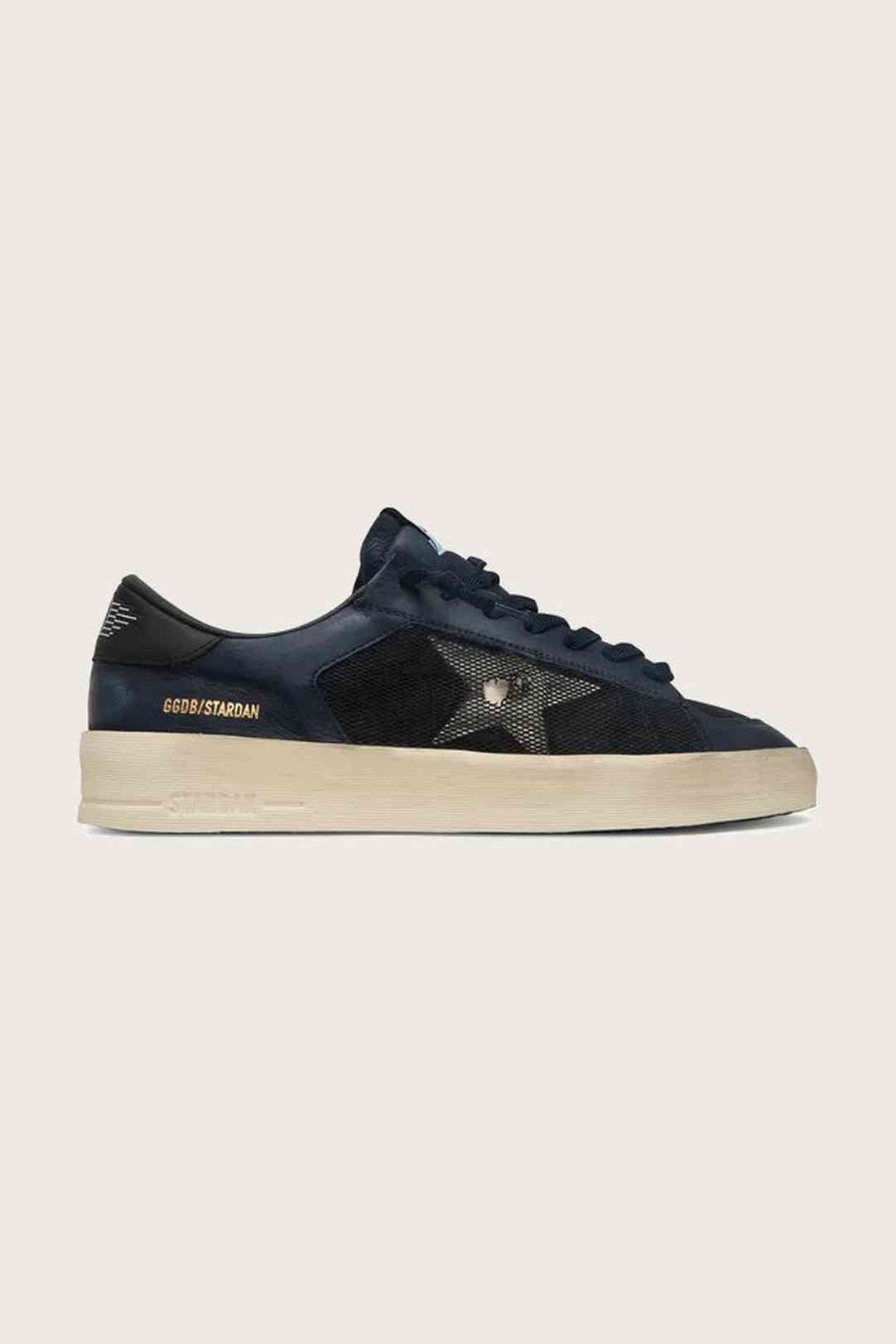 Tenis Golden Goose Stardan Suede Leather Mesh Hombre
