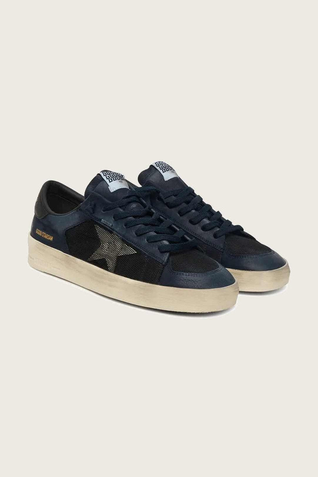 Tenis Golden Goose Stardan Suede Leather Mesh Hombre