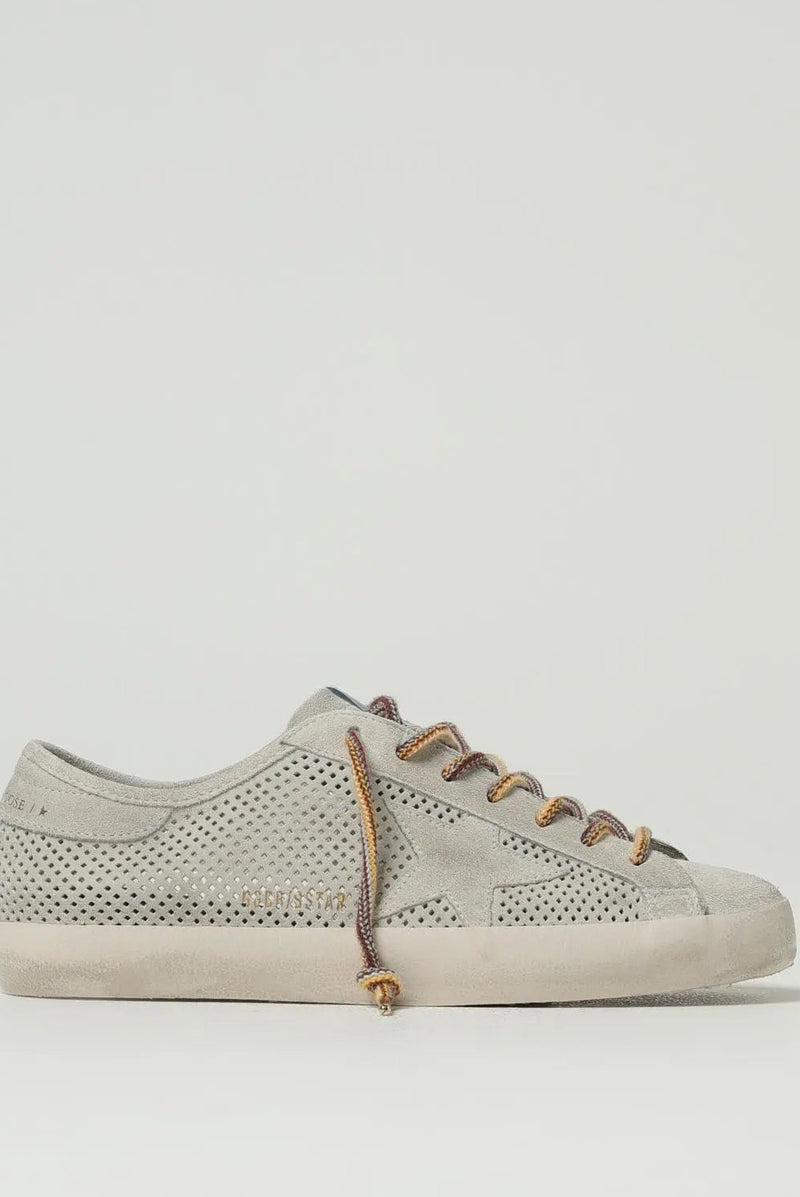 Tenis Golden Goose Super Star Forated Suede Mujer