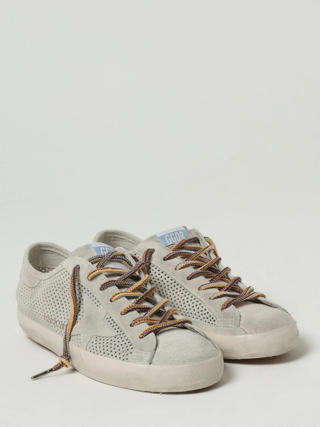 Tenis Golden Goose Super Star Forated Suede Mujer