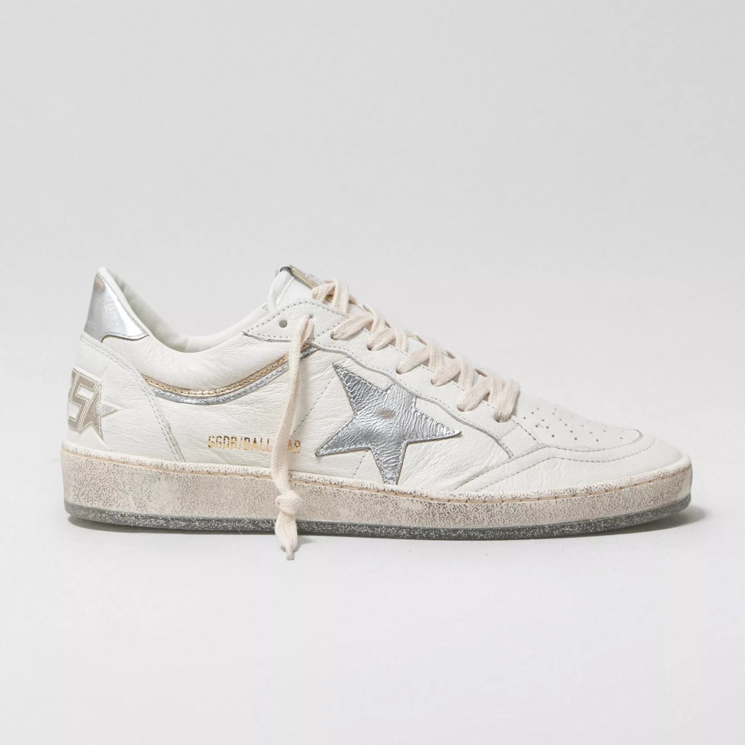 Tenis Golden Goose Ball Star Nappa Laminated Star And Heel Mujer GOLDEN GOOSE TENIS Malva CO