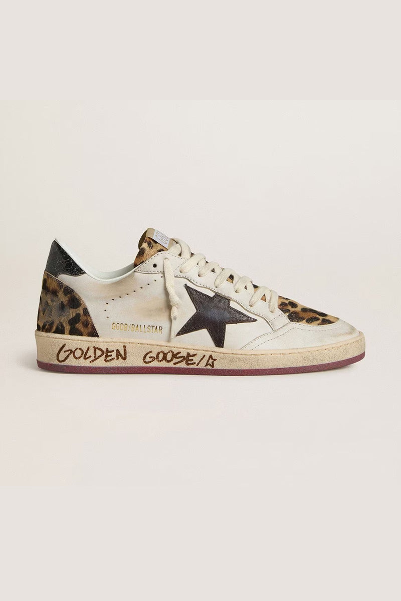 Tenis Golden Goose Ballstar Star Horsy Tongue Laminated Heel Mujer