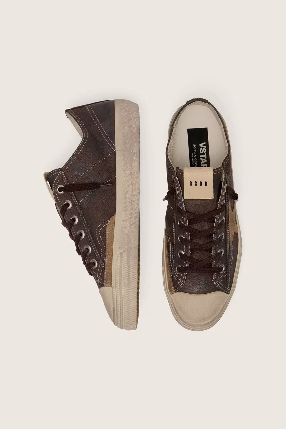 Tenis Golden Goose V-Star 2 Nabuk Upper And Tongue Suede Star Hombre