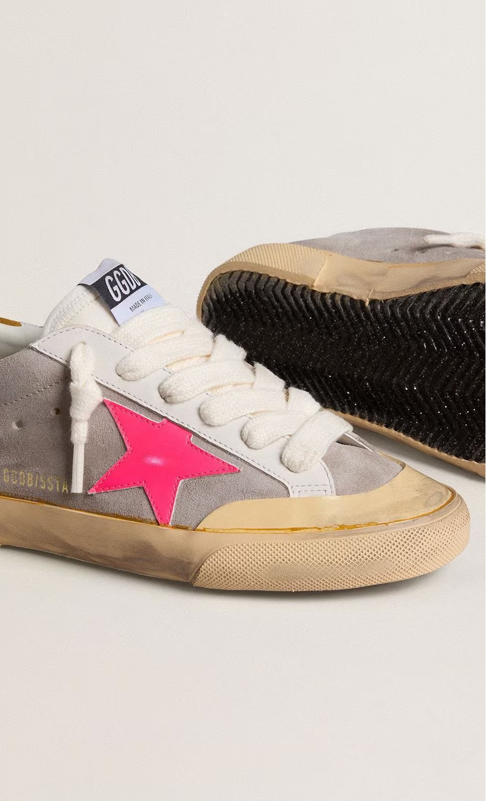 Tenis Golden Goose Super Star Suede Nylon Tongue Leather Star Mujer