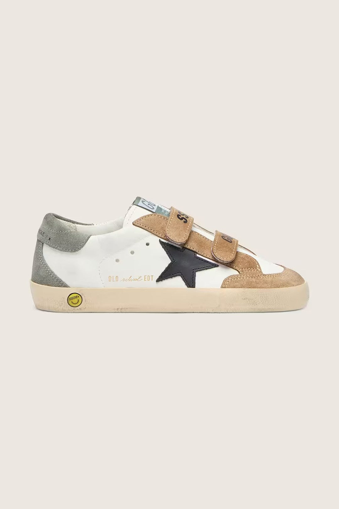 Tenis Golden Goose Kids Old School Leather Penstar Strap