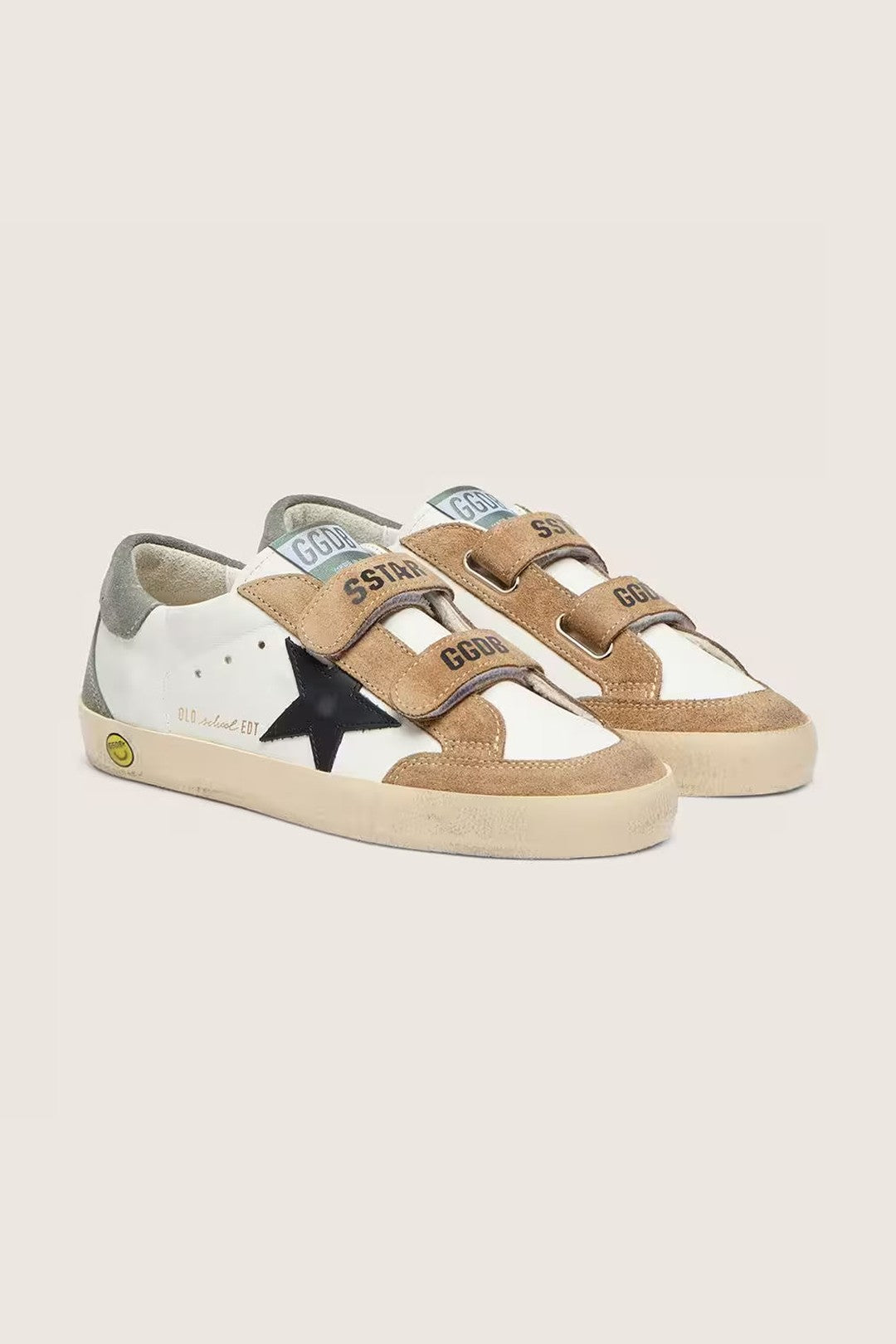 Tenis Golden Goose Kids Old School Leather Penstar Strap