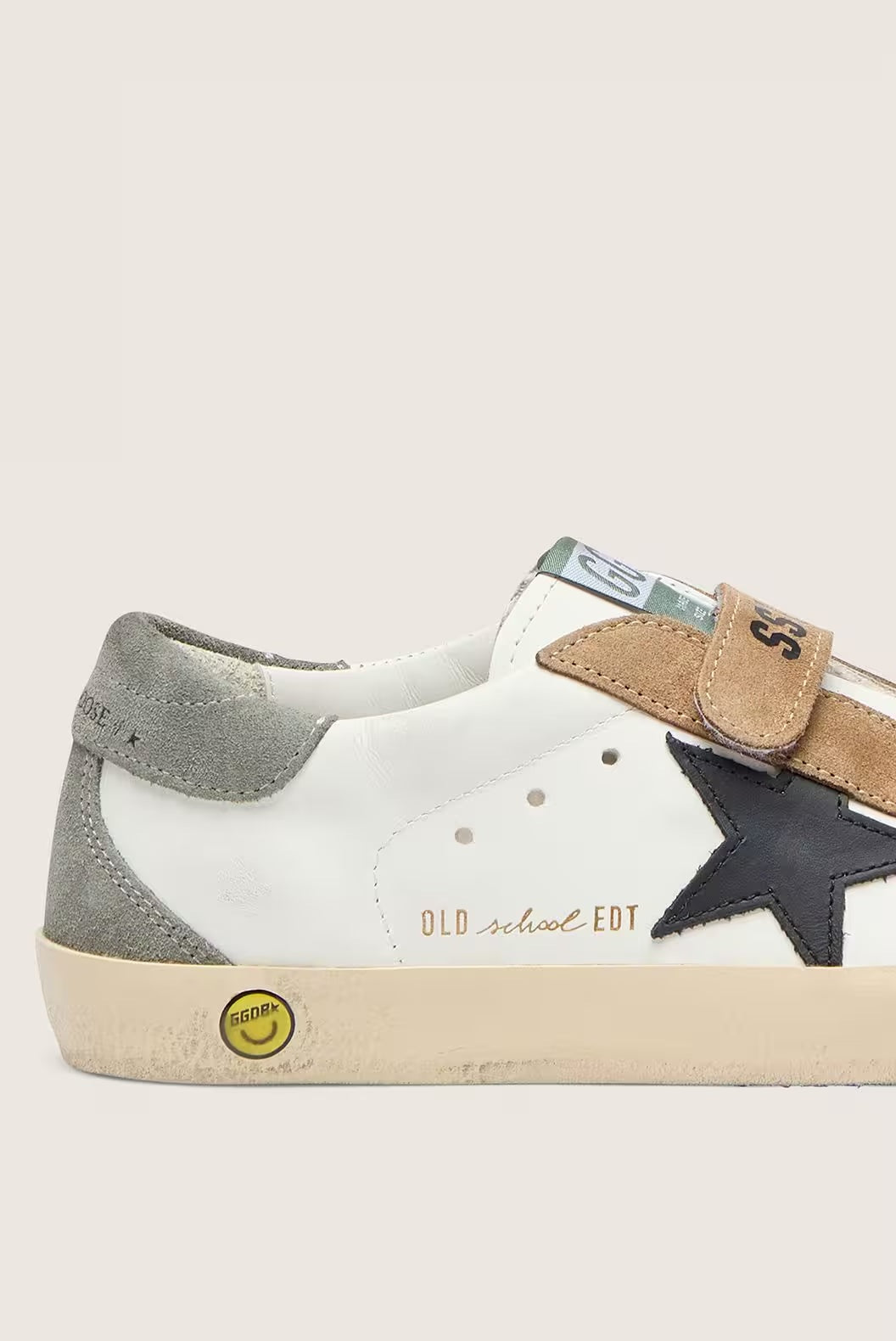 Tenis Golden Goose Kids Old School Leather Penstar Strap