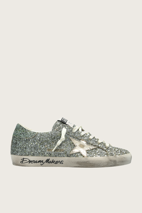 Tenis Golden Goose Super Star Glitter Laminated Star Mujer