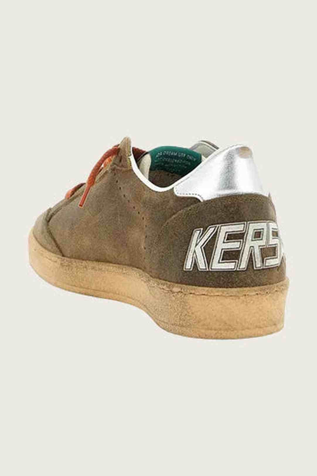 Tenis Golden Goose Ballstar Waxed Suede Star Laminated Heel Hombre