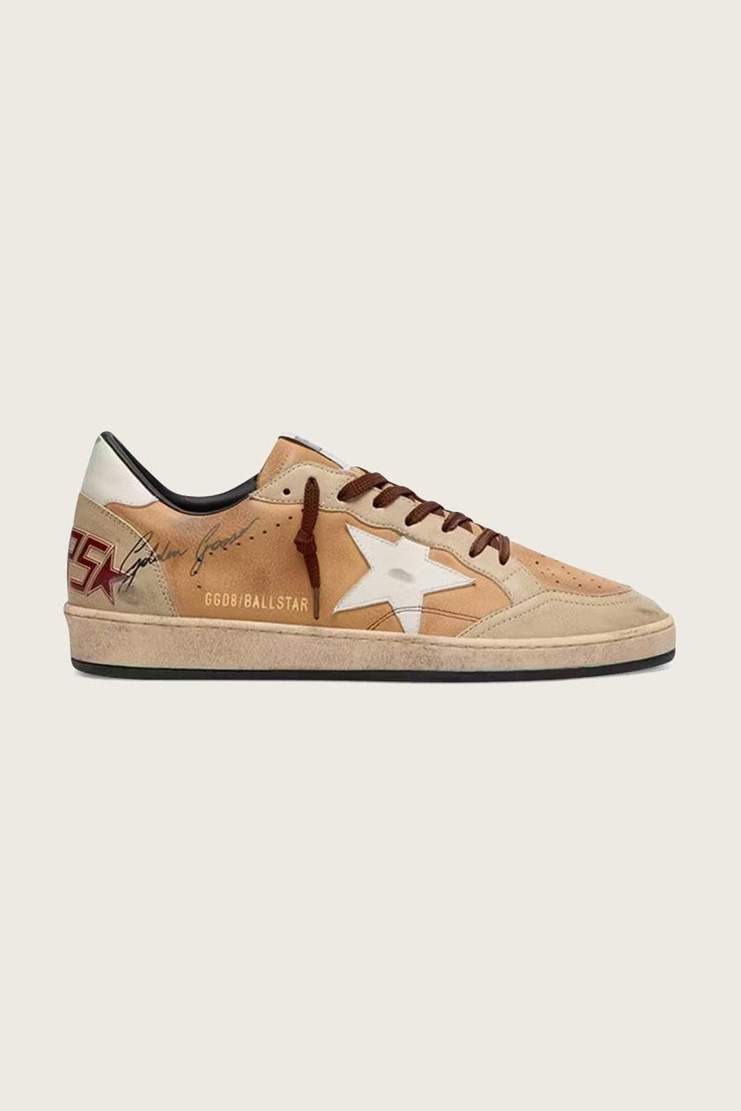Tenis Golden Goose Ballstar Nabuk Leather Star And Heel Hombre